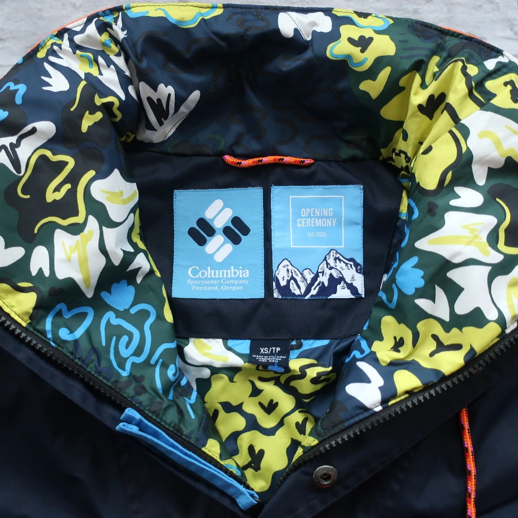Opening Ceremony Opening Ceremony x Columbia Monashee Pullover Jacket Mens XS Navy 90s Motivated? Size US XL / EU 56 / 4 - 4 Thumbnail