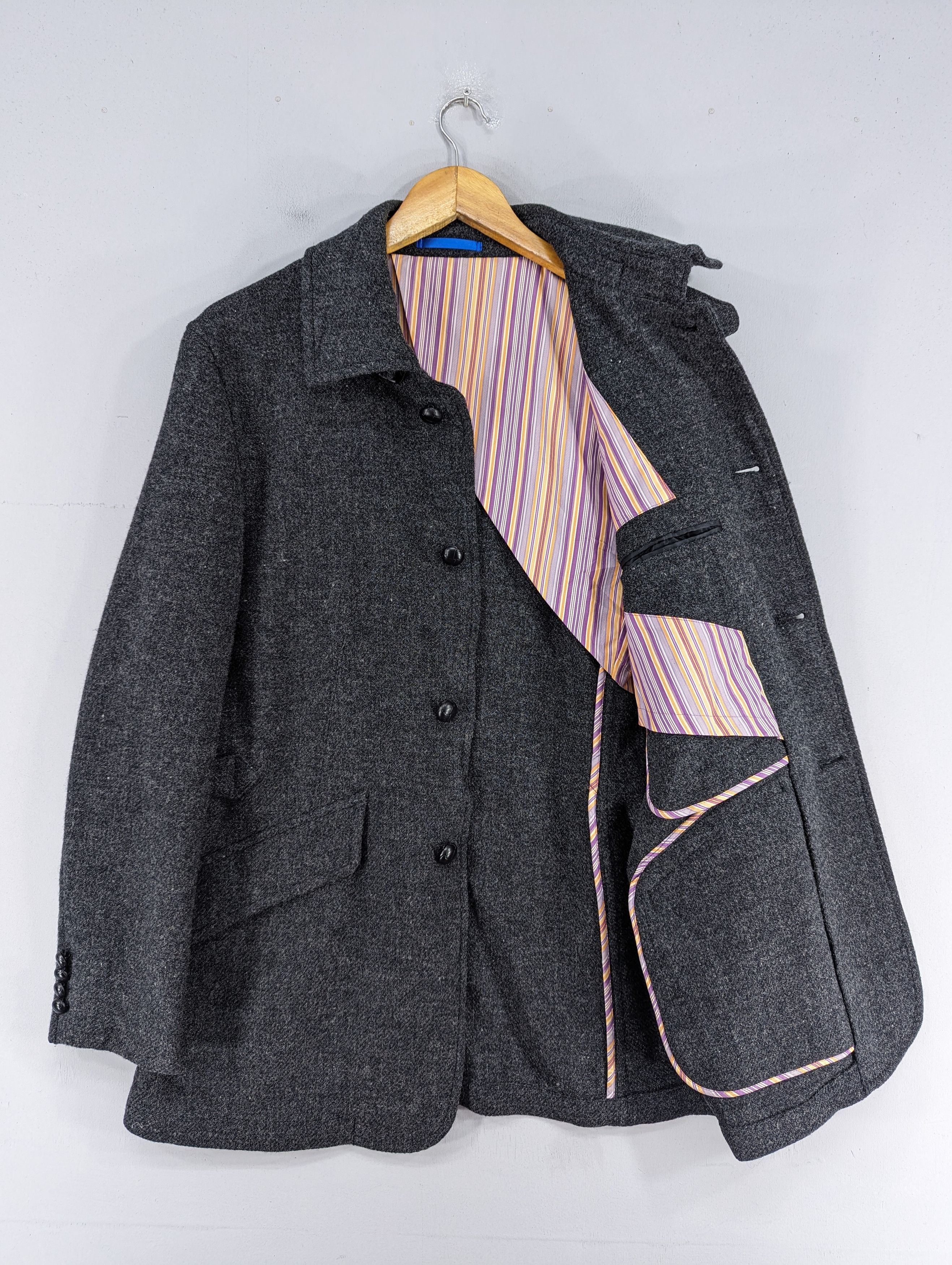 Paul Smith Paul Smith London Wool Coat Jacket Size L / US 10 / IT 46 - 8 Thumbnail