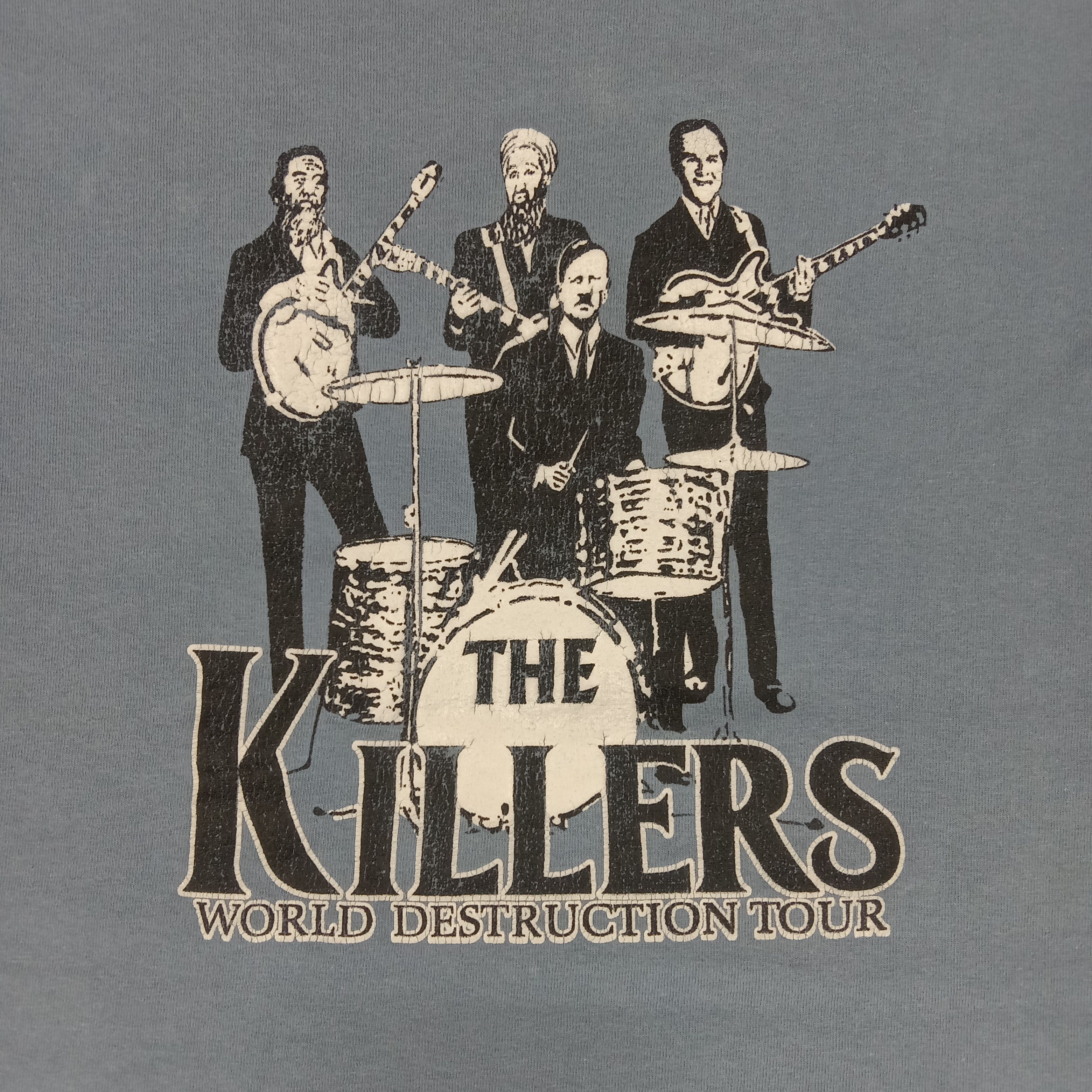Band Tees × Vintage The Killers World Destruction Rock Tour Tshirt Size US L / EU 52-54 / 3 - 2 Thumbnail