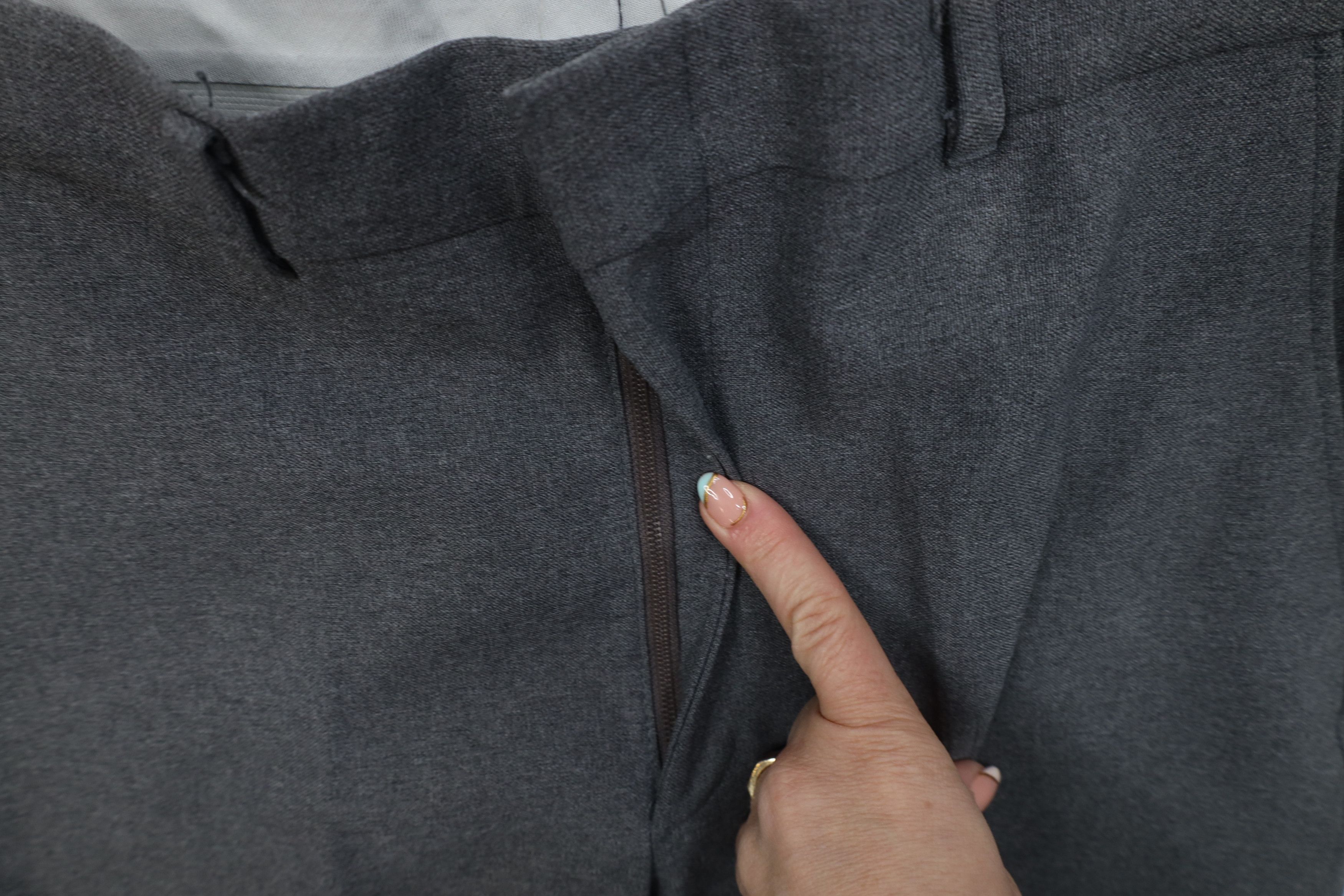 Vintage Vintage 70s Streetwear Flared Wide Leg Chino Pants Gray USA Size US 32 / EU 48 - 7 Thumbnail