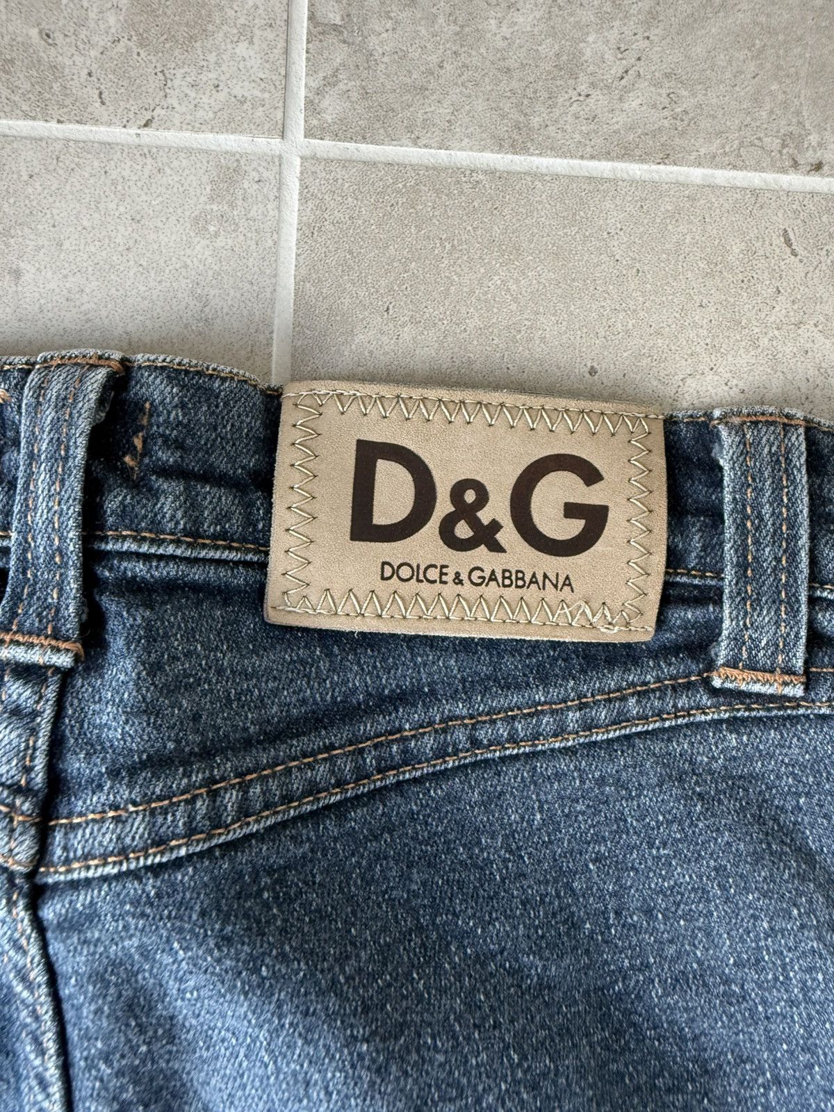 Dolce & Gabbana Vintage Y2k Denim Blue Jeans Dolce & gabanna Size 29" - 5 Thumbnail