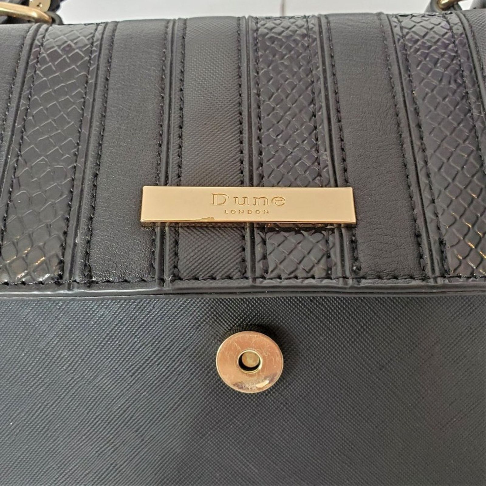 Dune London Dune London Embossed Patent Vegan Leather Crossbody Bag Size ONE SIZE - 5 Thumbnail