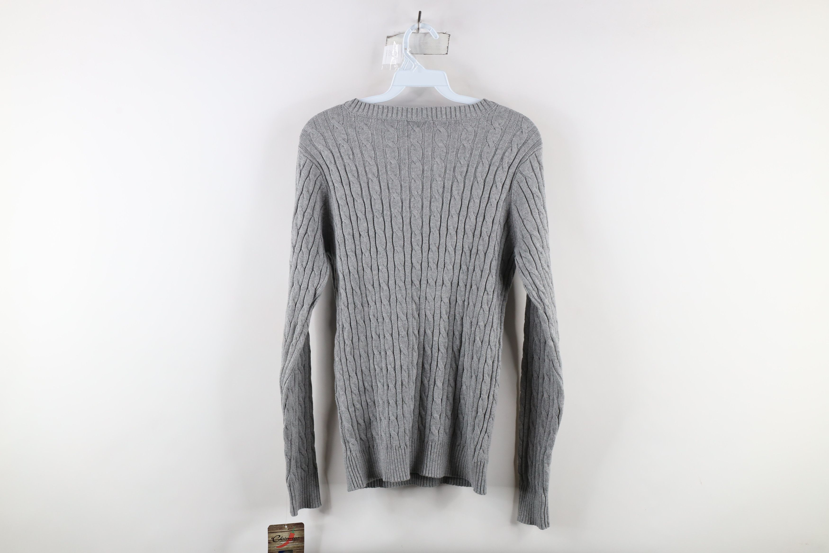 Vintage Deadstock Vintage of Michigan Block M Cable Knit Sweater Size XL / US 12-14 / IT 48-50 - 10 Thumbnail