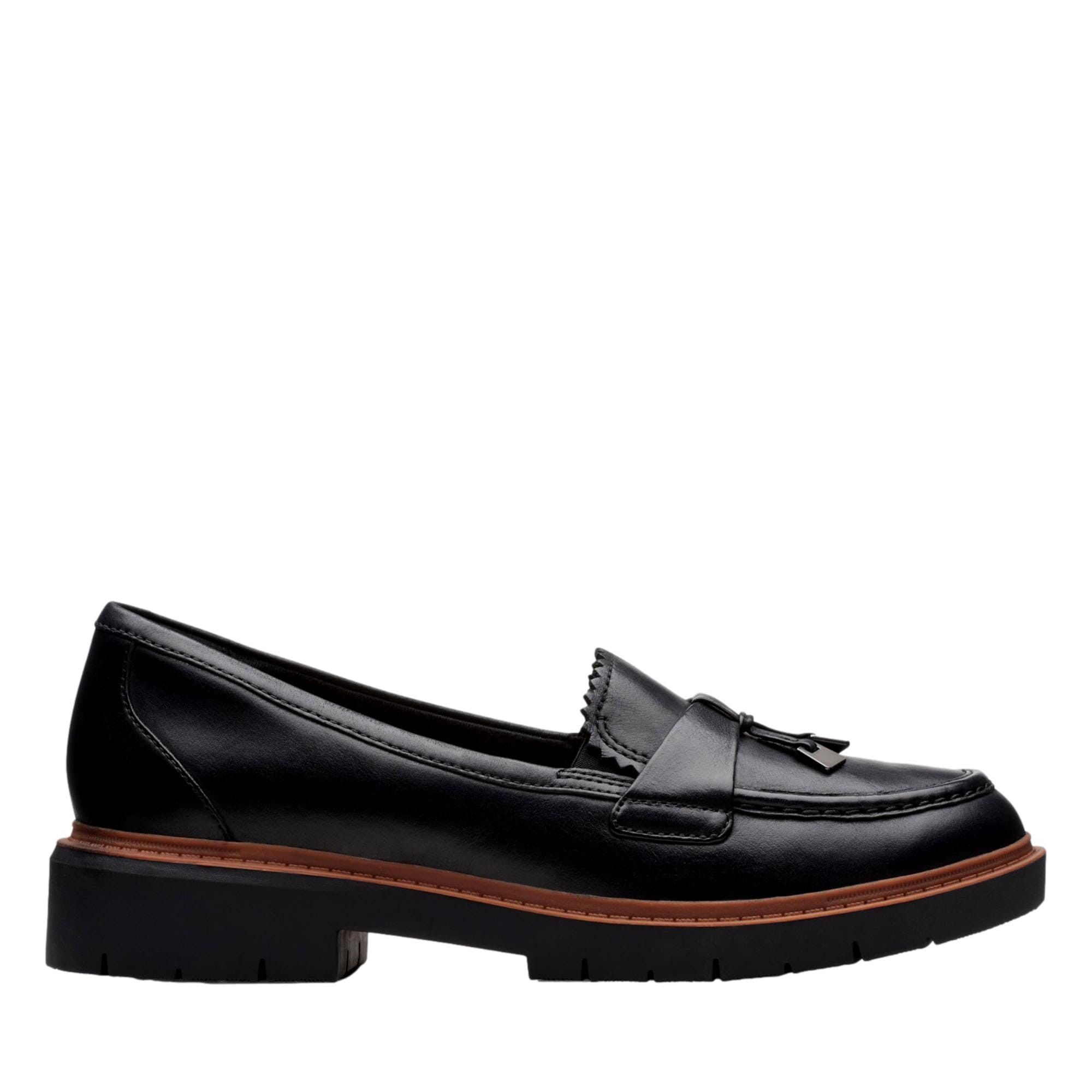 Clarks Westlynn Bella Black Leather 26174456 Size US 7.5 / IT 37.5 - 1 Thumbnail
