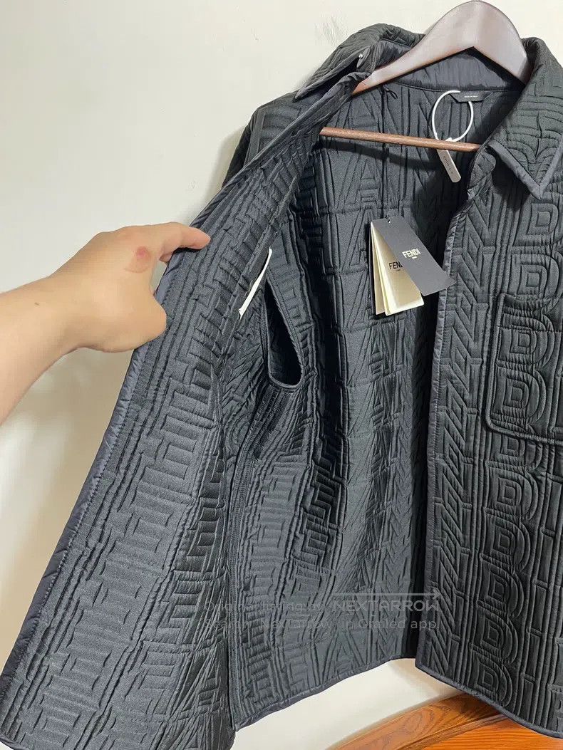 Fendi Fendi 3D Embossed Lettering Logo Jacket Size US L / EU 52-54 / 3 - 5 Thumbnail