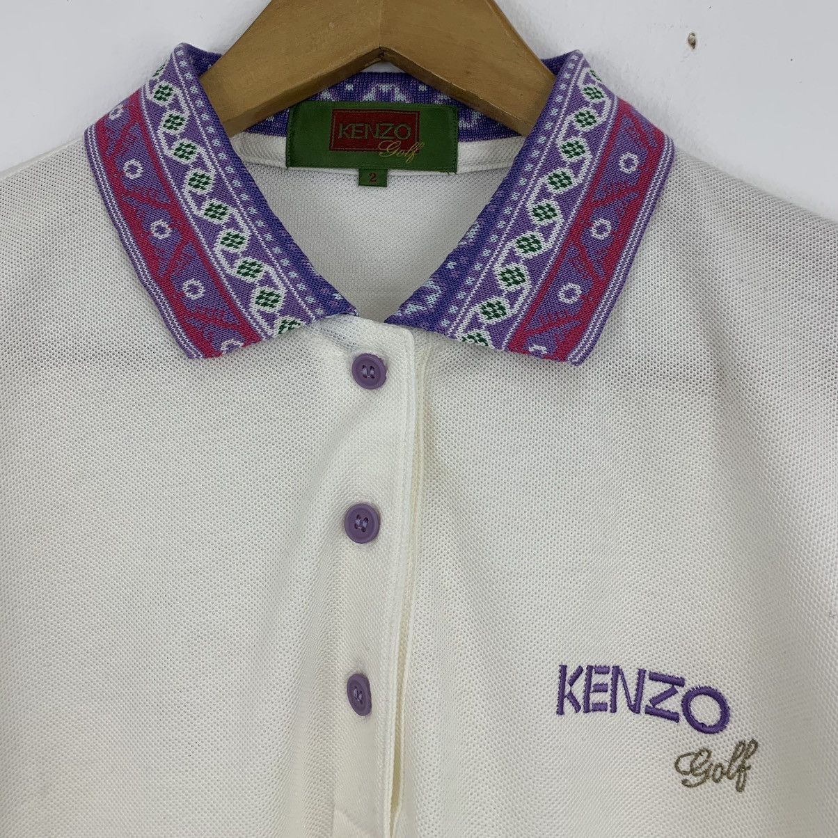 Kenzo × Vintage Vintage 90’s Kenzo Golf Polo Shirt Size US M / EU 48-50 / 2 - 3 Thumbnail