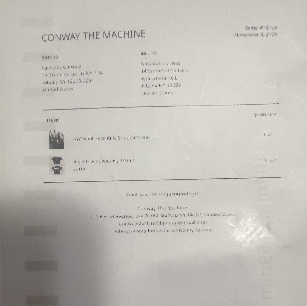 Other Conway the Machine Rejects anniversary black tee shirt large Size US L / EU 52-54 / 3 - 5 Thumbnail
