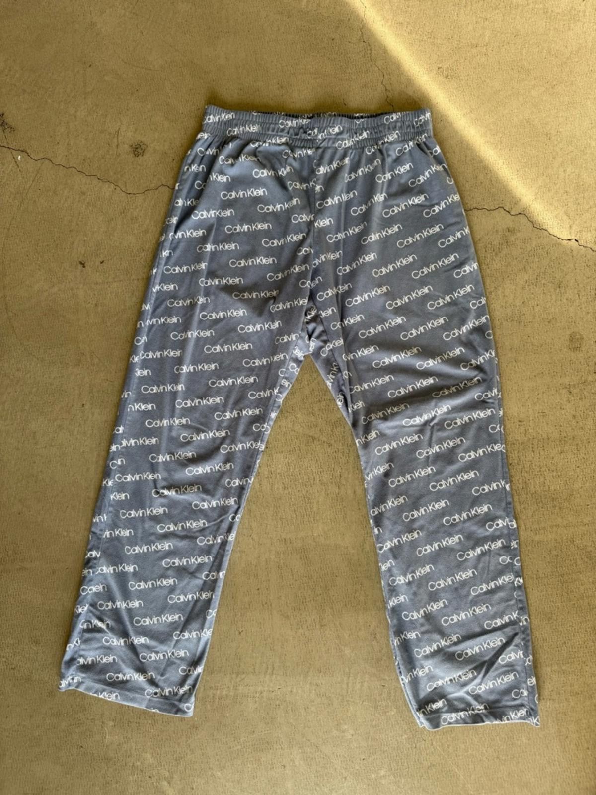 Calvin Klein Calvin Klein / Logo Fleece Pajama Pants / Blue Size ONE SIZE - 3 Thumbnail