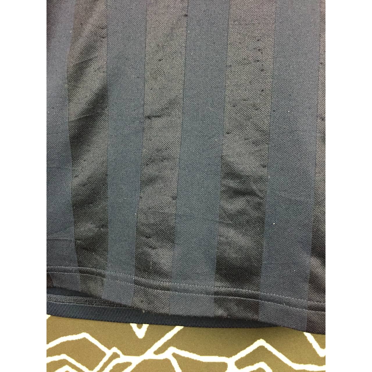 Le Coq Sportif × Vintage Le Coq Sportif Dark Blue Striped Football Jersey Size US L / EU 52-54 / 3 - 6 Thumbnail