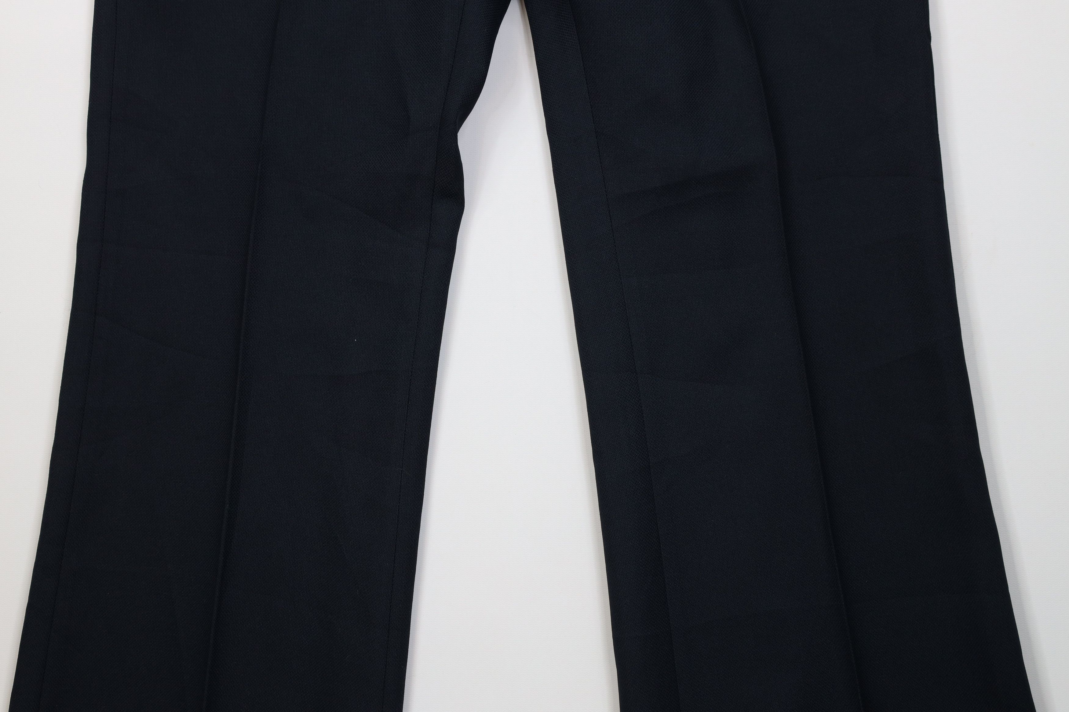 Vintage Vintage 70s Streetwear Wide Leg Chino Pants Navy Blue USA Size US 36 / EU 52 - 3 Thumbnail