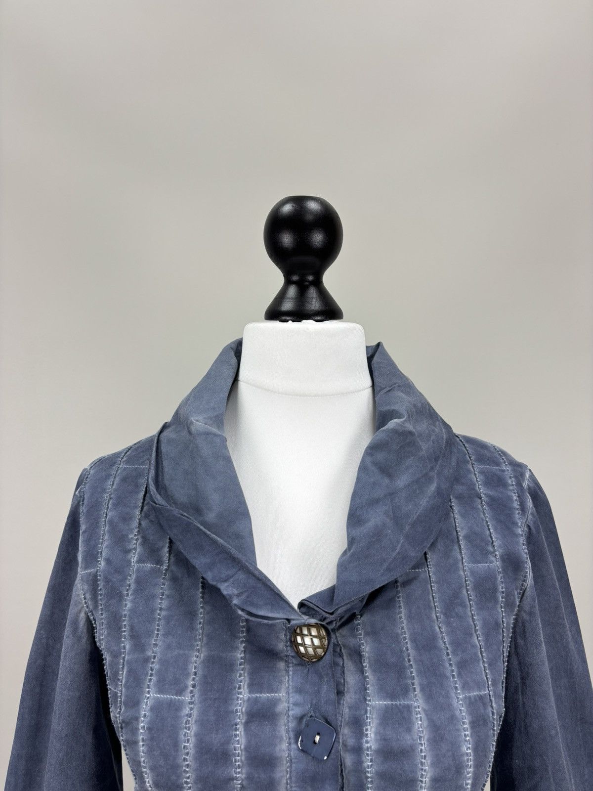 Elisa Cavaletti Womens blouse Bottega by Elisa Cavaletti Size S Color Blue Size S / US 4 / IT 40 - 4 Thumbnail