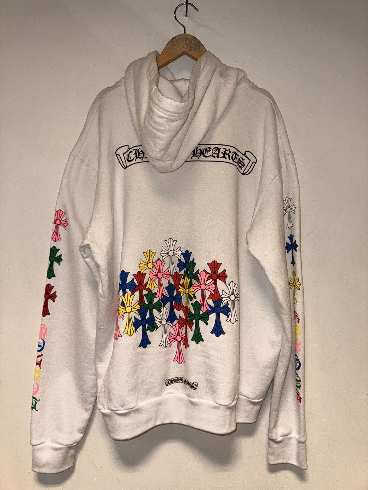 Chrome Hearts Chrome Hearts Multi Color Cemetery Cross Hoodie White Size US L / EU 52-54 / 3 - 2 Thumbnail