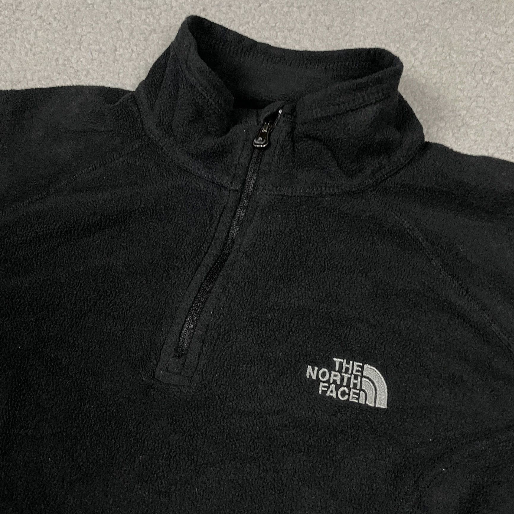 The North Face The North Face Fleece Jacket Womens Medium Black Quarter Zip Fleece Lining* Size M / US 6-8 / IT 42-44 - 3 Thumbnail