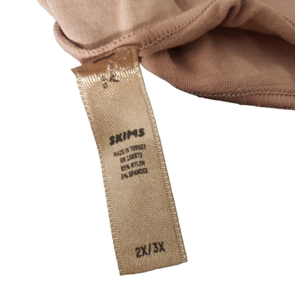 Designer CT762 Skims NWOT Essential Crew Neck Bodysuit Thong Sienna Size XXL / US 16-18 / IT 52-54 - 4 Thumbnail