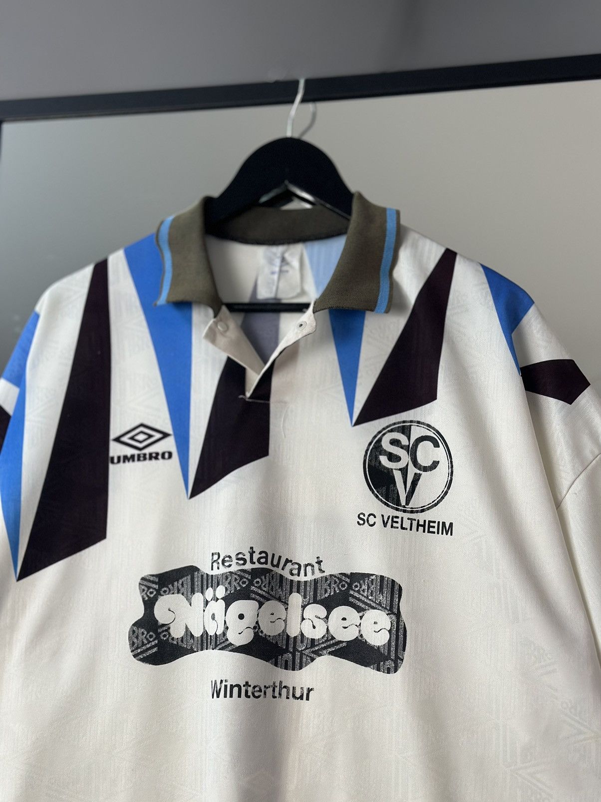 Umbro Vintage Umbro SC Veltheim Jersey soccer t-shirt England Size US XL / EU 56 / 4 - 9 Thumbnail
