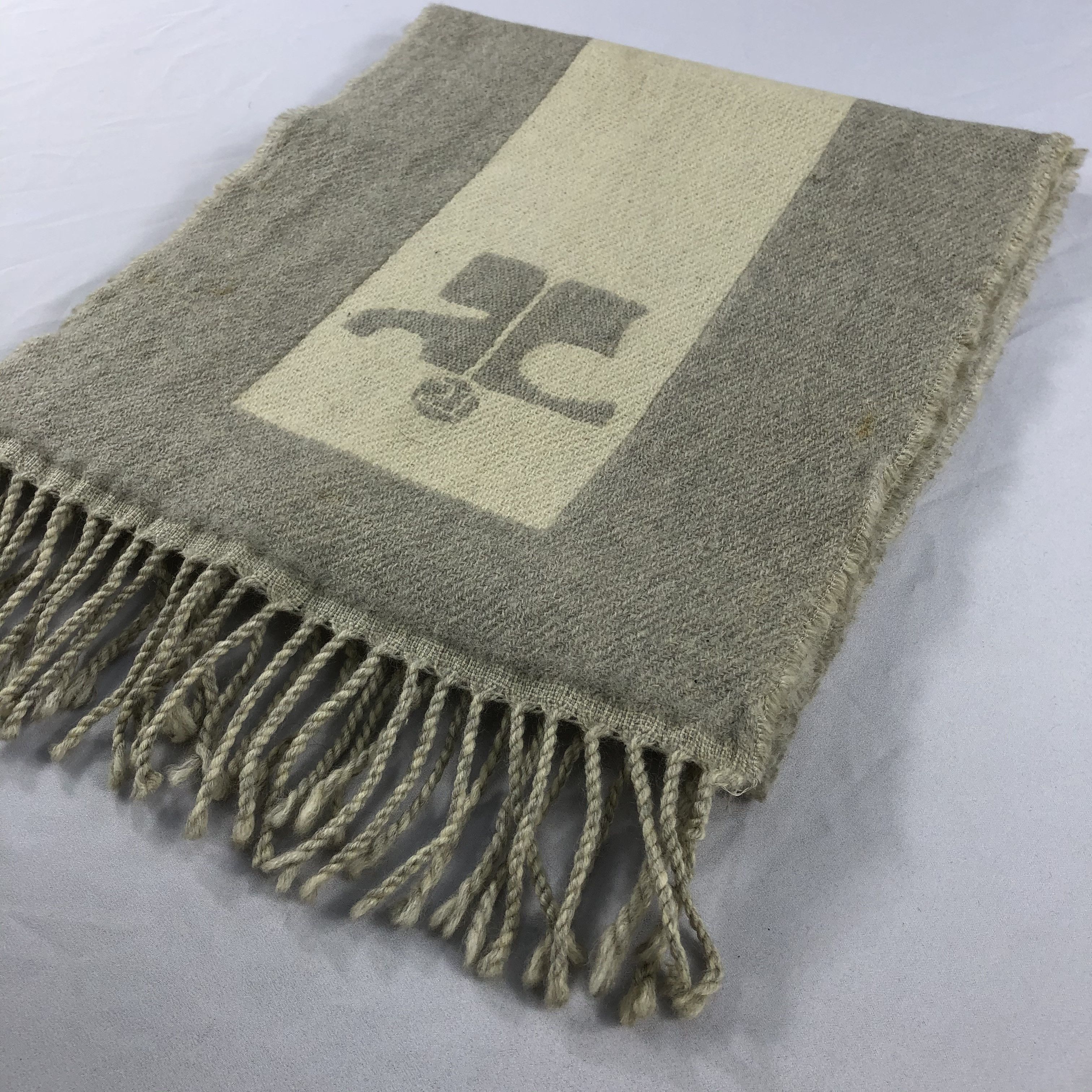 Courreges Vintage Courreges Homme Scarf - WW3278 Size ONE SIZE - 3 Thumbnail