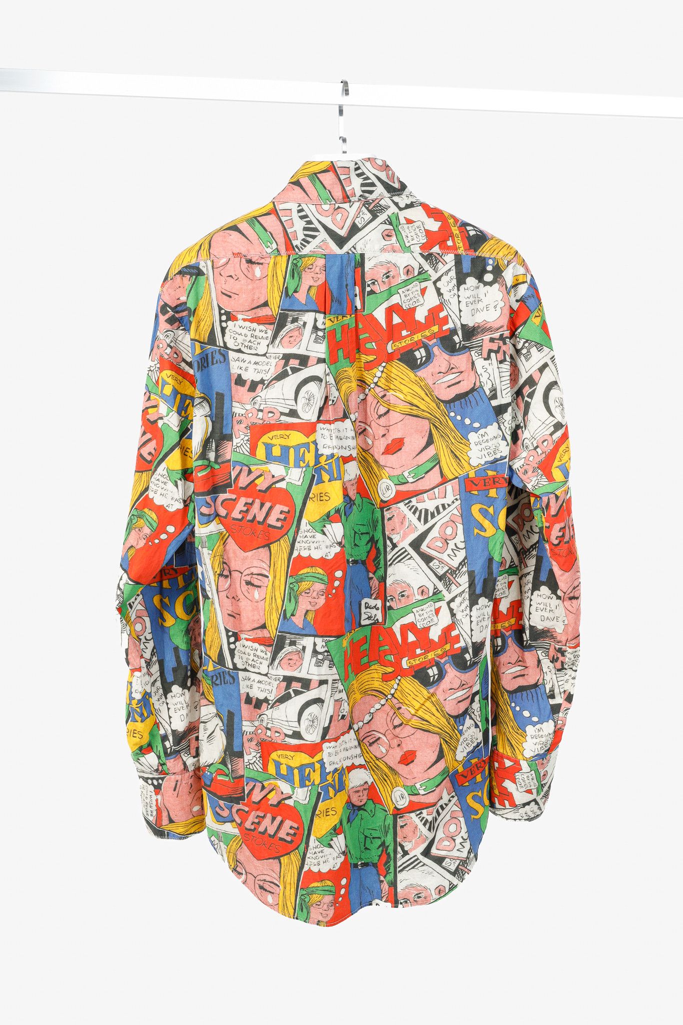 ERL ERL SS/23 Comic Book Multicolor Printed Cotton Shirt Size US XL / EU 56 / 4 - 2 Thumbnail