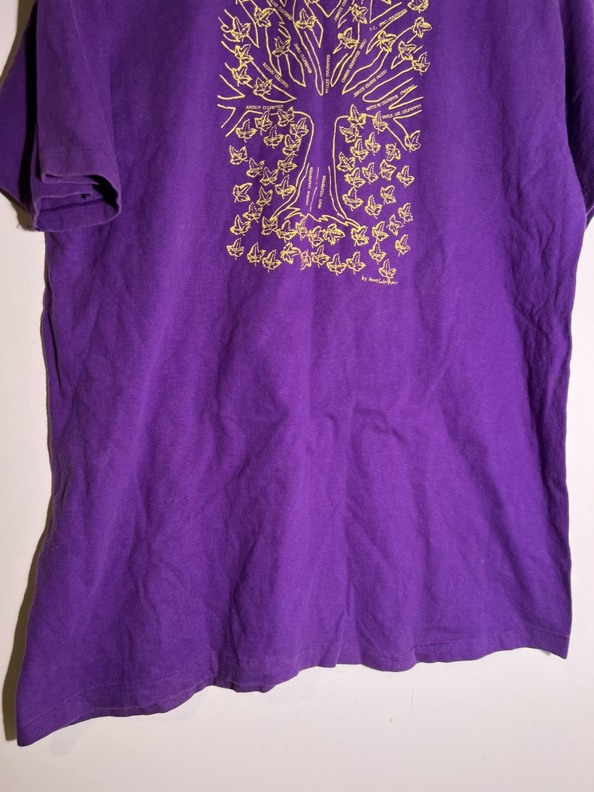 Vintage 90's VTG Vintage Pepper Family Tree Retro Obscure Indie Tee Size US L / EU 52-54 / 3 - 5 Thumbnail