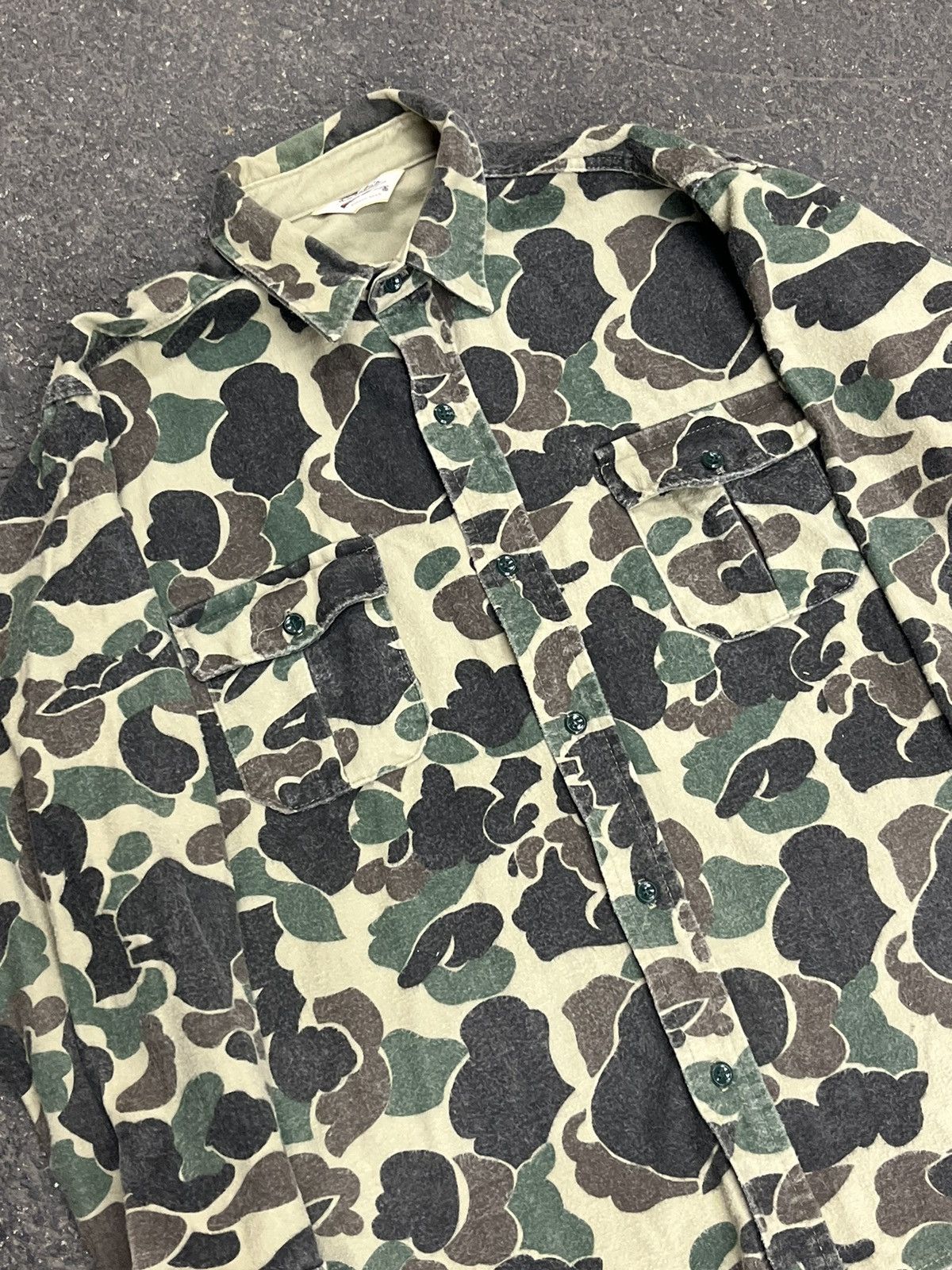 Cabelas × Vintage Duck Camo vintage Cabelas flannel hunting 90s hype fall Size US XL / EU 56 / 4 - 3 Thumbnail