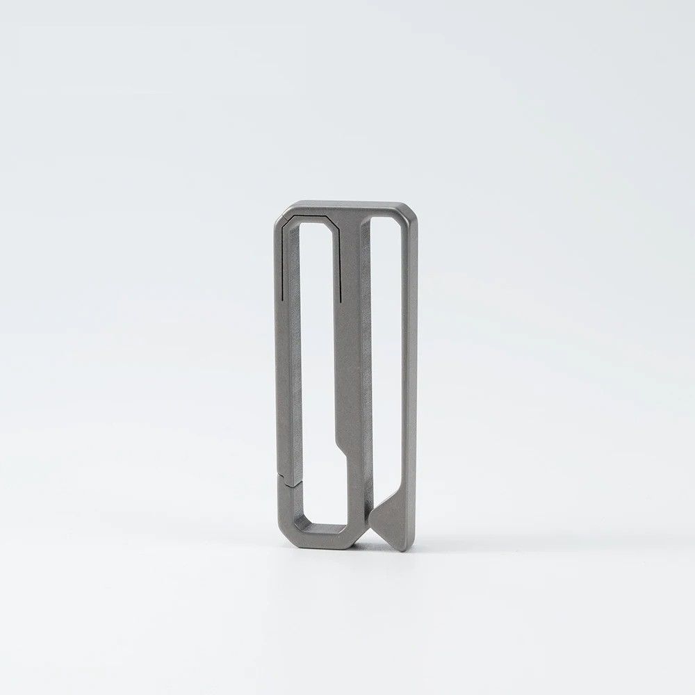 Other Titanium Waist Belt Buckle Key Ring EDC Keychain Small Size Size ONE SIZE - 5 Thumbnail