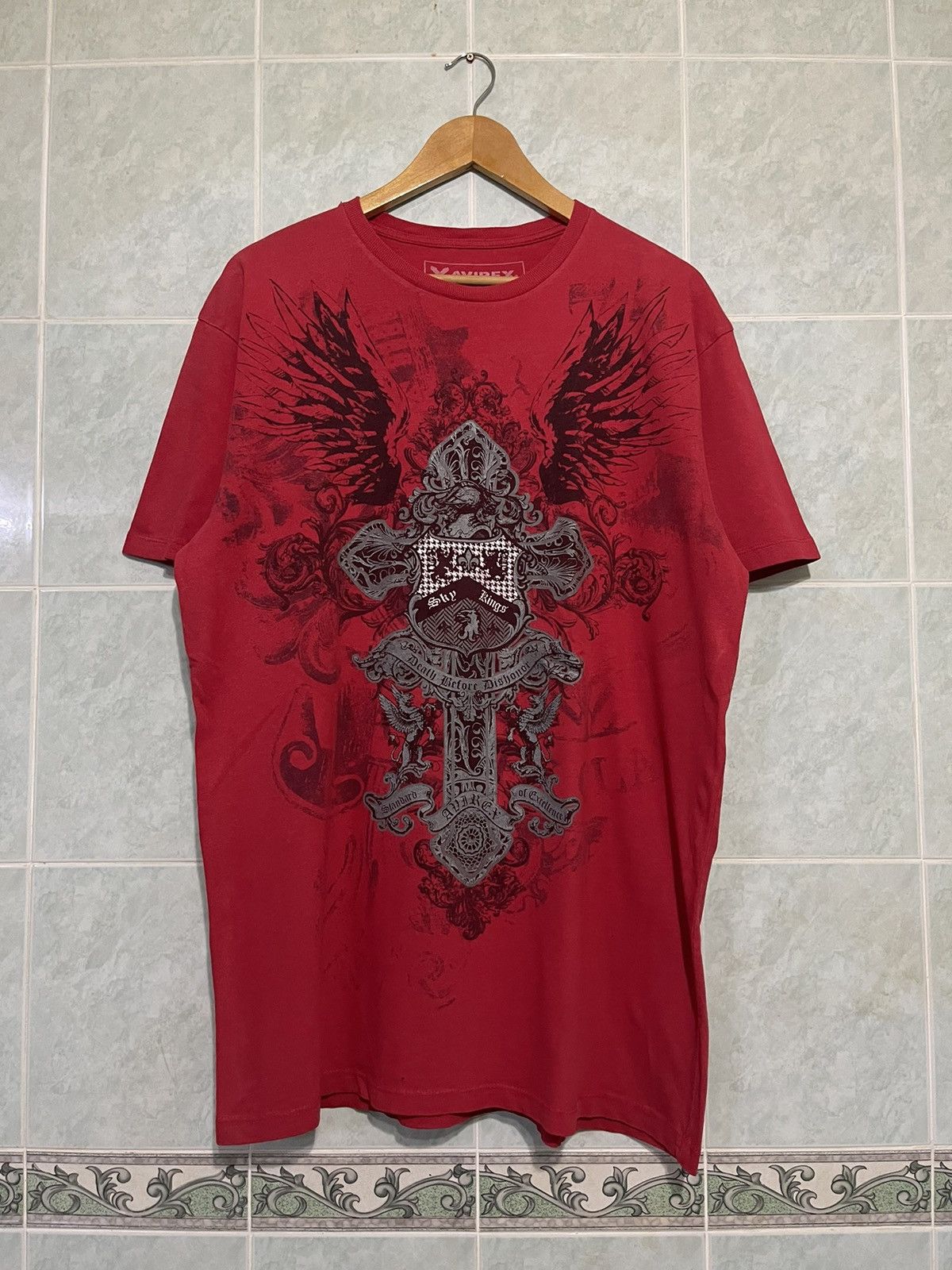 Avirex AVIREX DEATH BEFORE DISHONOR BIG WINGS AFFLICTION STYLE Size US XL / EU 56 / 4 - 1 Thumbnail