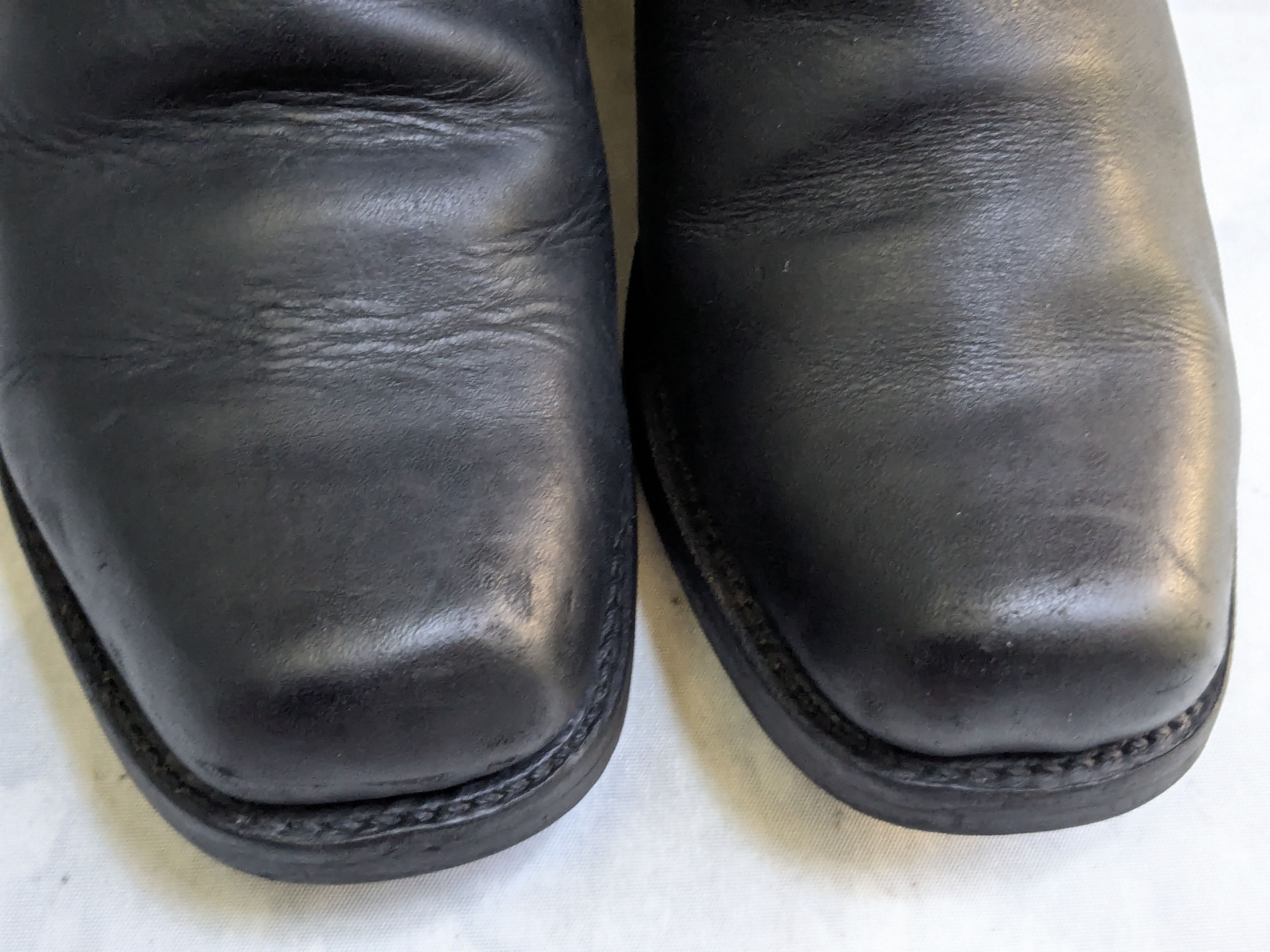 Frye Frye Harness Black Leather 10 M Strap Size US 10 / EU 43 - 7 Thumbnail