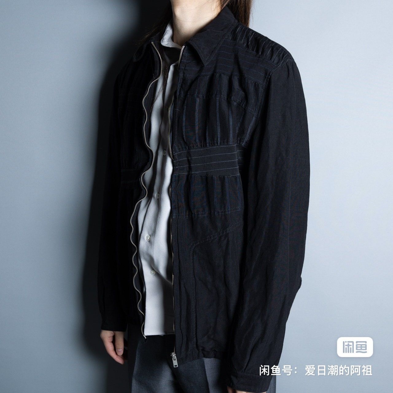 Comme des Garcons Homme CDG Comme Des Garcons homme Patchwork Wool Jacket Size US L / EU 52-54 / 3 - 2 Thumbnail