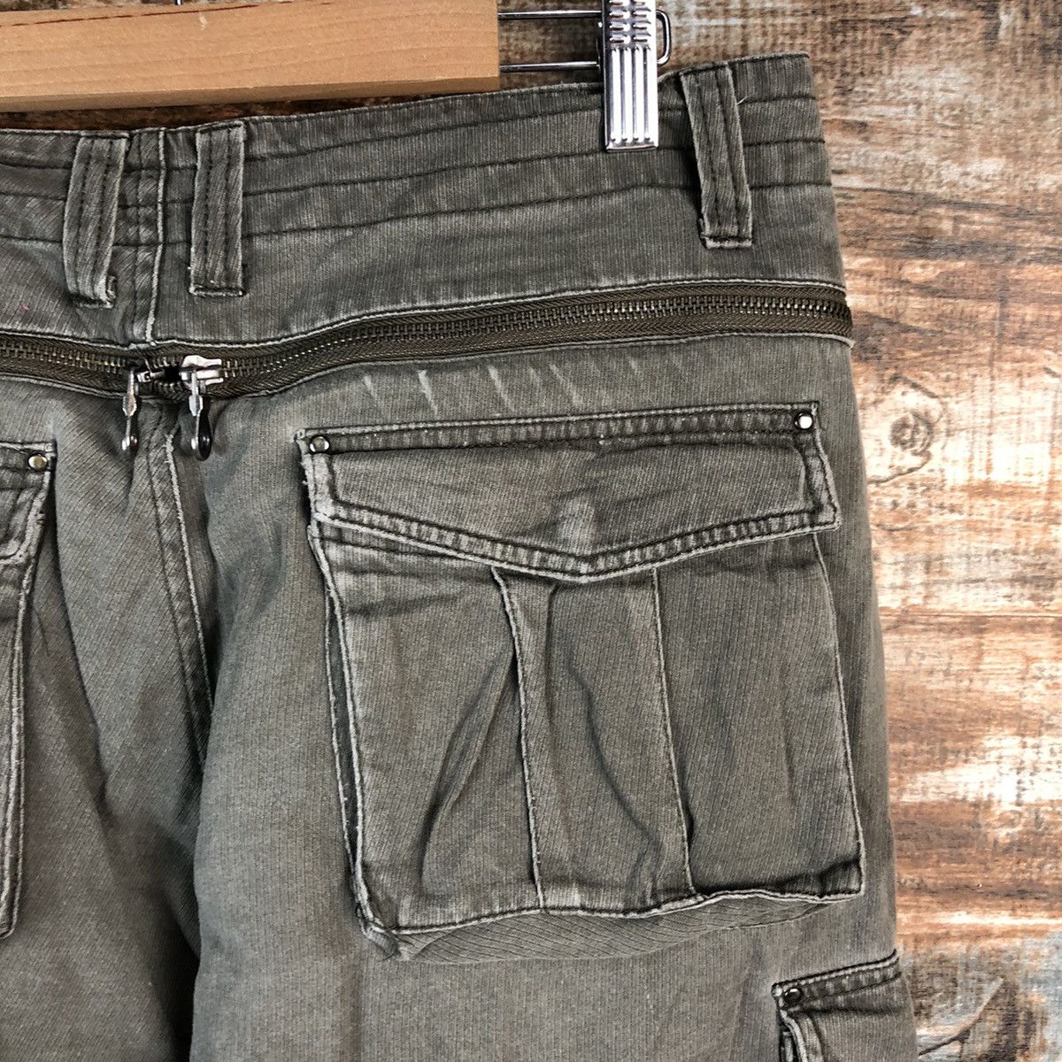 Japanese Brand Villand utility tactical Cargo Multipocket Pants #A2423 Size US 31 - 19 Thumbnail