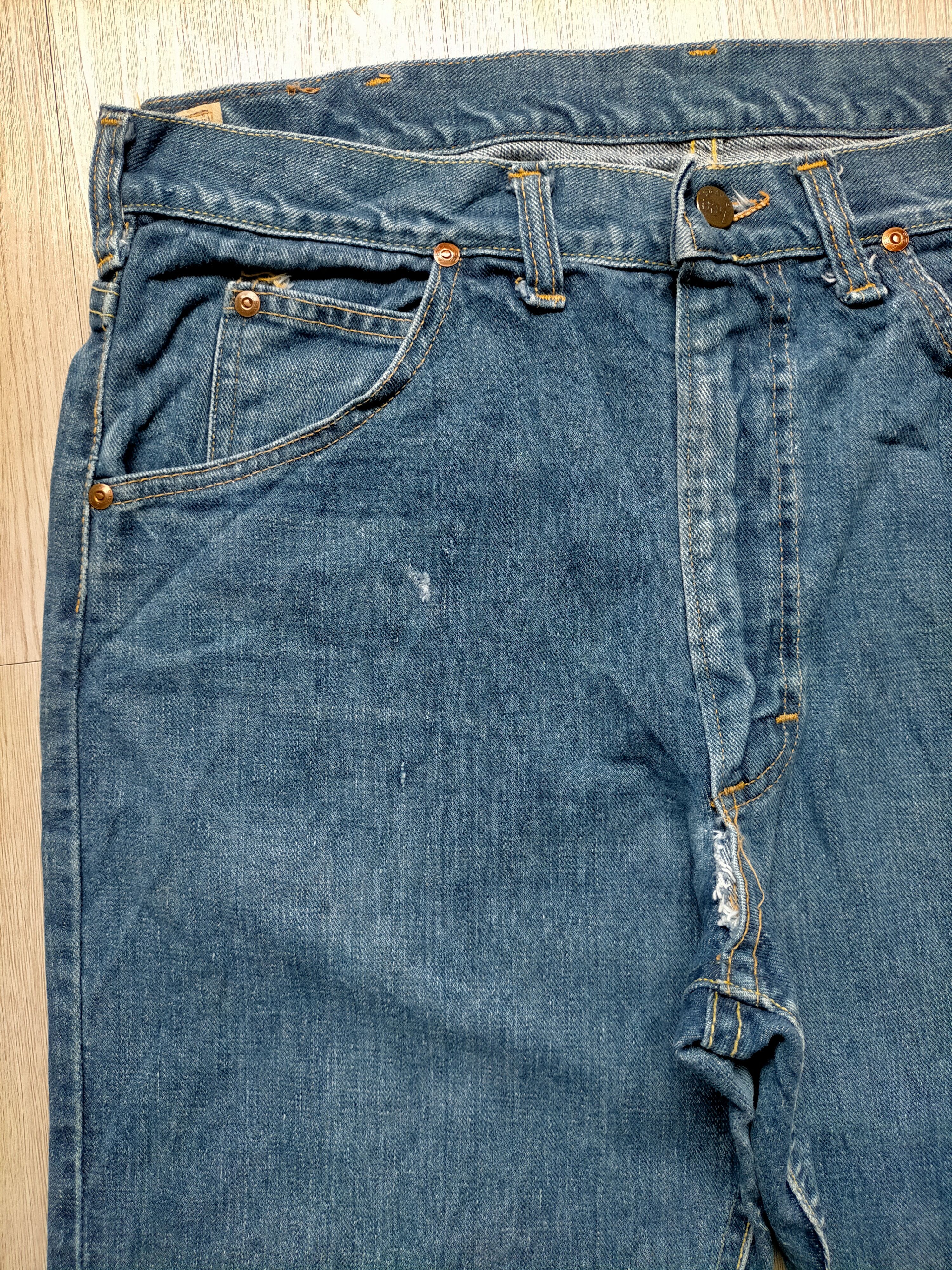 Lee Vintage 60s Lee Riders Flare Boot cut Denim Size US 35 - 4 Thumbnail