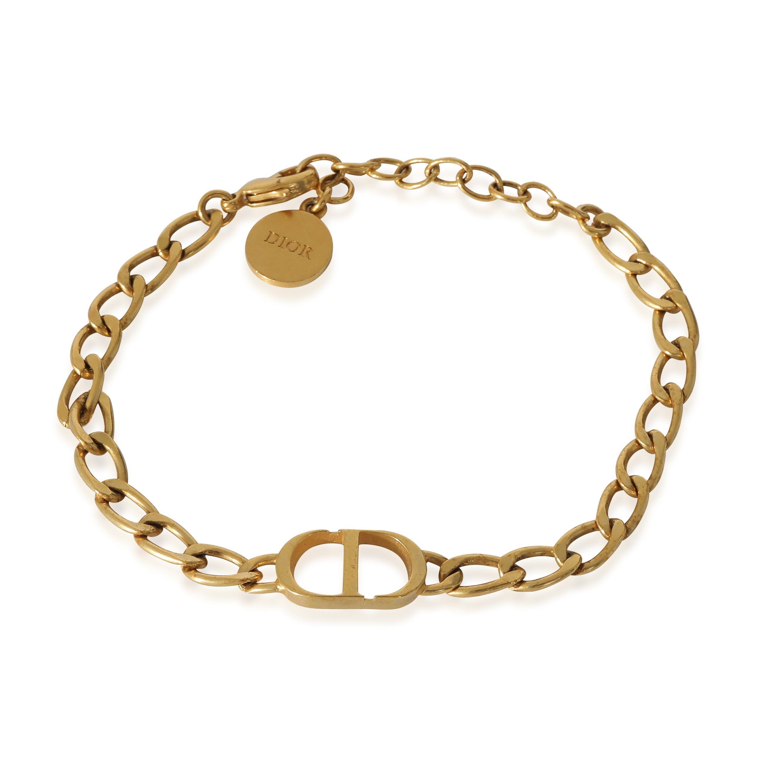 image of Dior Petit Cd Gold Tone Bracelet, Women's