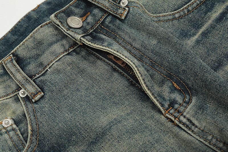 Vintage American high street style washed blue jeans for men Size US 32 / EU 48 - 3 Thumbnail