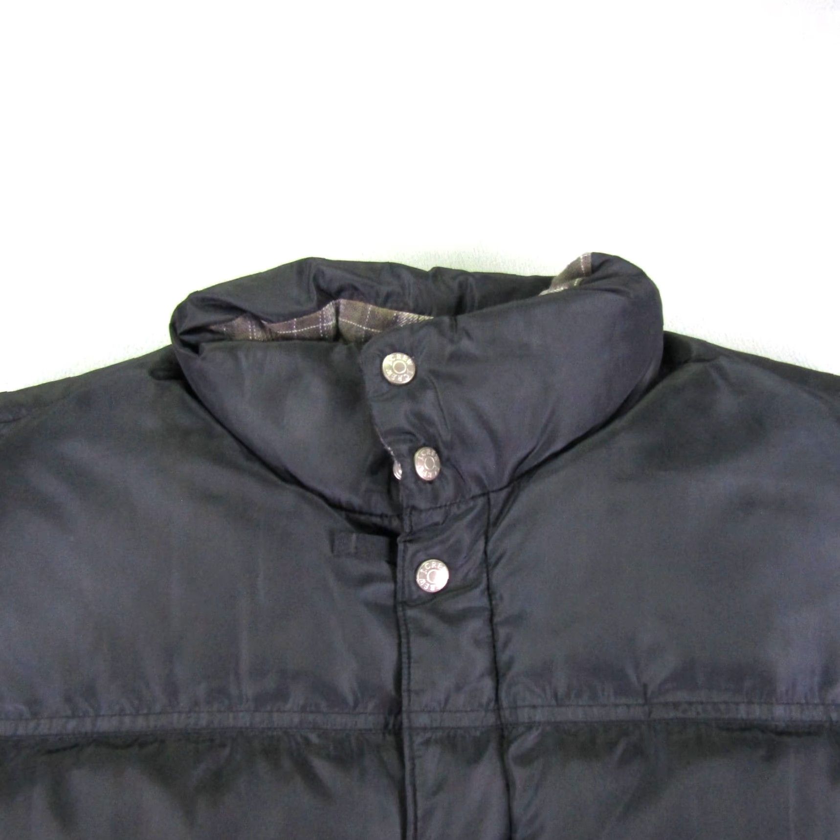 J.Crew VINTAGE J.CREW Vest Mens Large Black Puffer Down Quilted Zip Front Wind-Resistant Pocketed Size US L / EU 52-54 / 3 - 2 Thumbnail