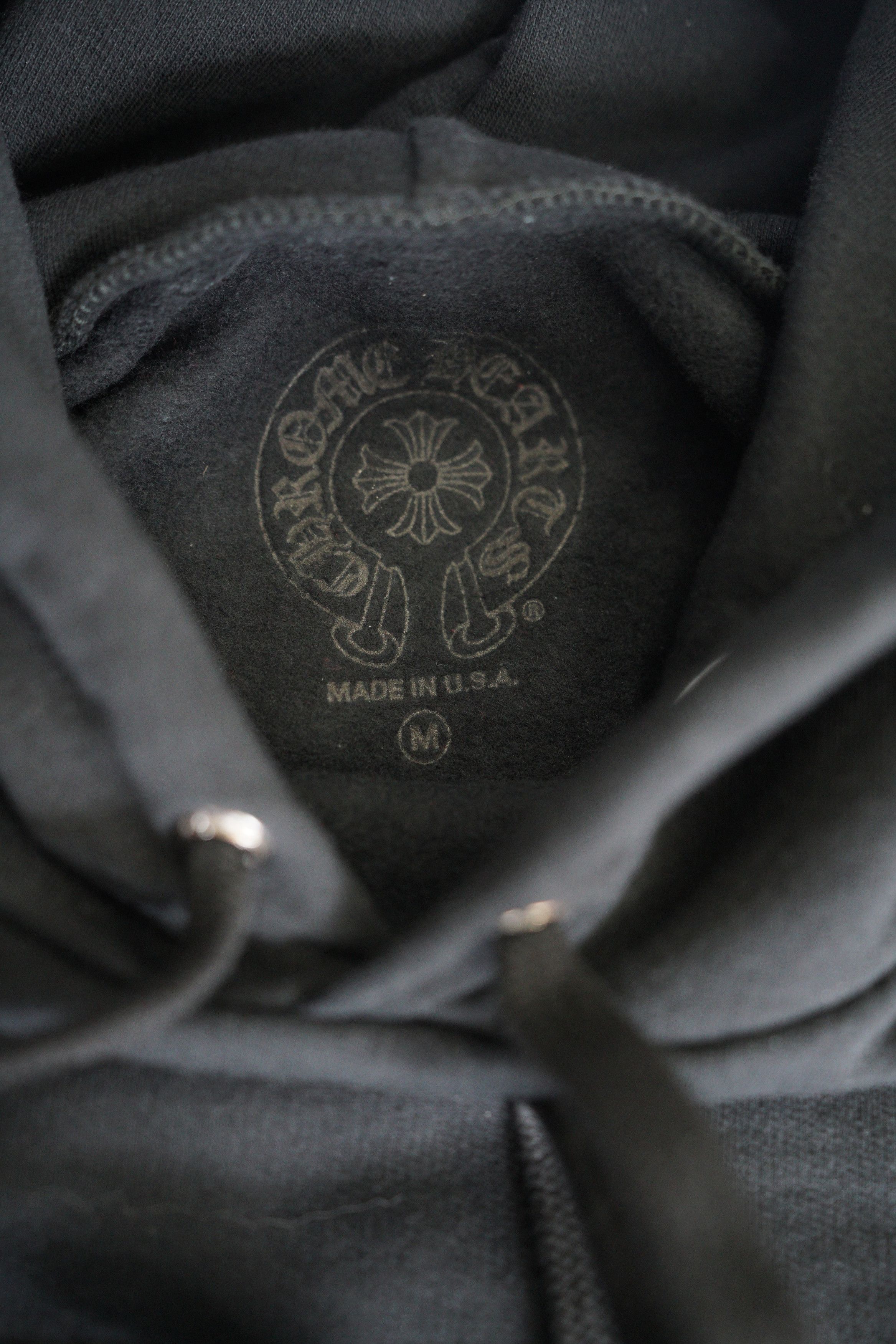 Chrome Hearts Chrome Hearts Yellow Vertical Logo Hoodie - Black Size US M / EU 48-50 / 2 - 7 Thumbnail