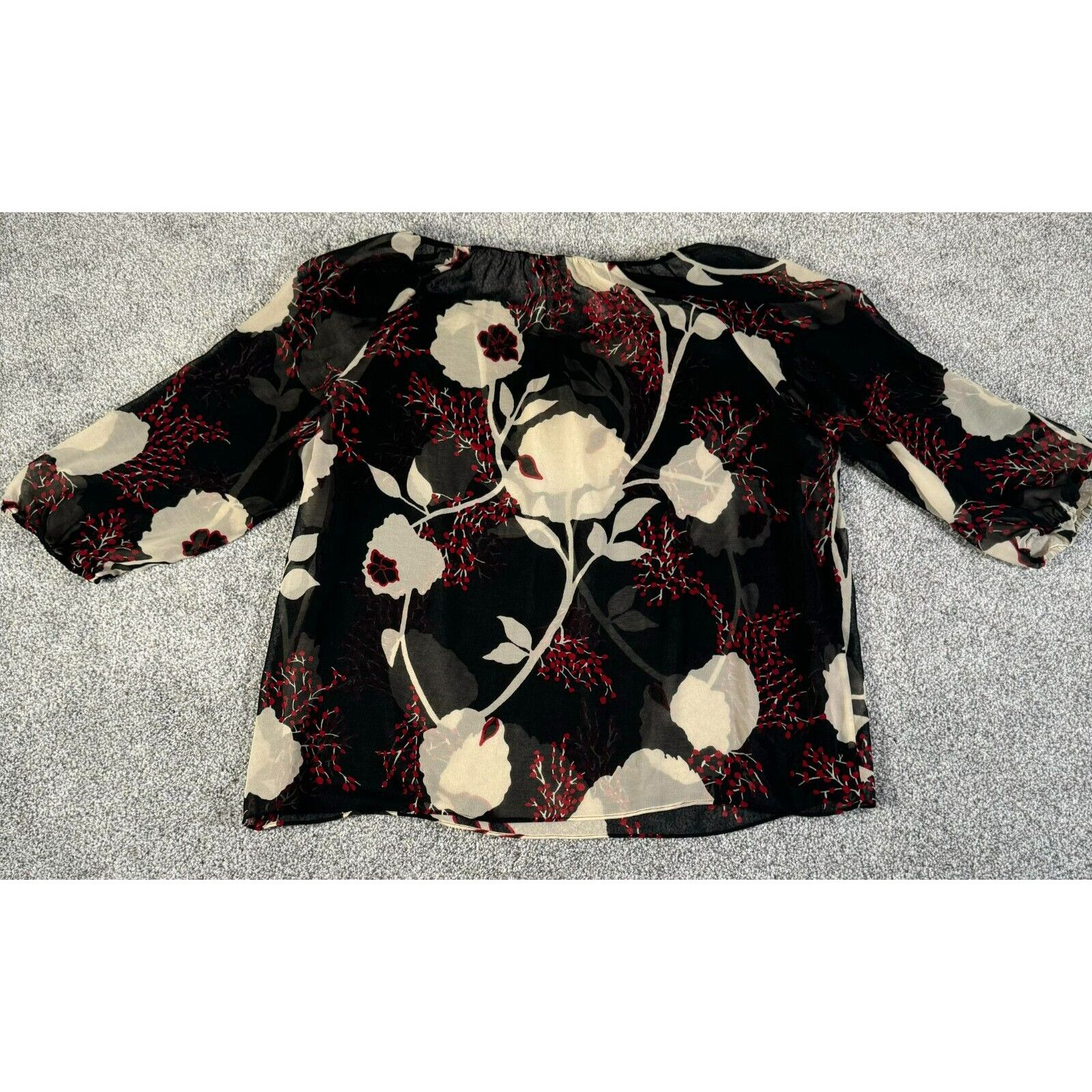 Other Talbots Blouse Petite XP Sheer Overlay Whimsigoth Fairy Size XL / US 12-14 / IT 48-50 - 7 Thumbnail