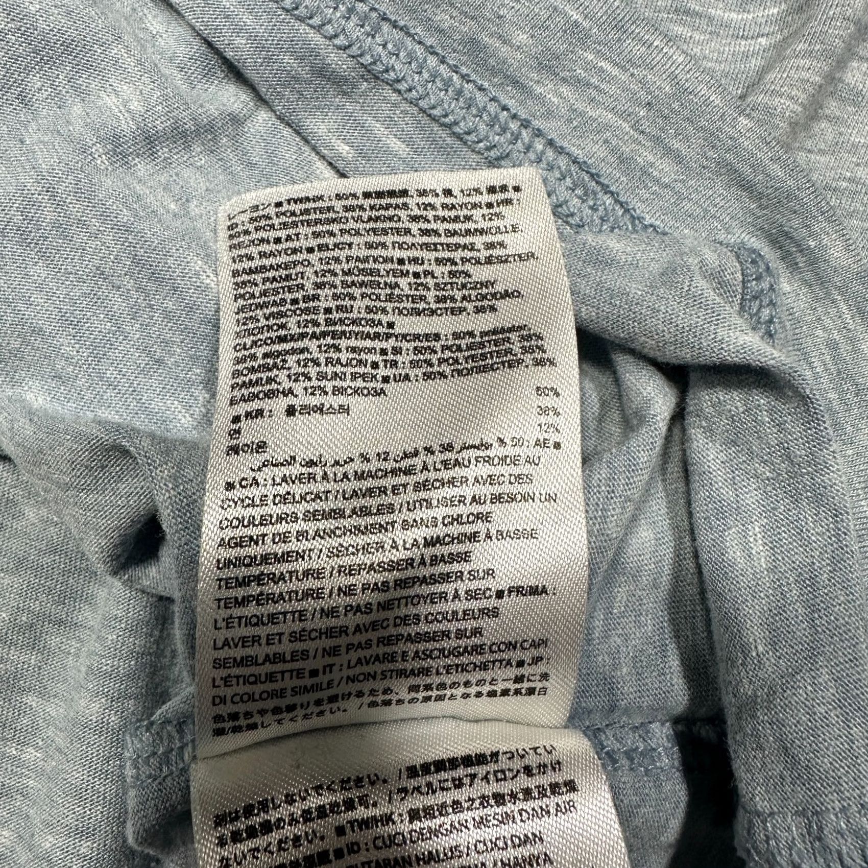 Banana Republic Banana Republic Shirt Mens L The Vintage T Blue Long Sleeve Crew Neck Size US L / EU 52-54 / 3 - 6 Thumbnail