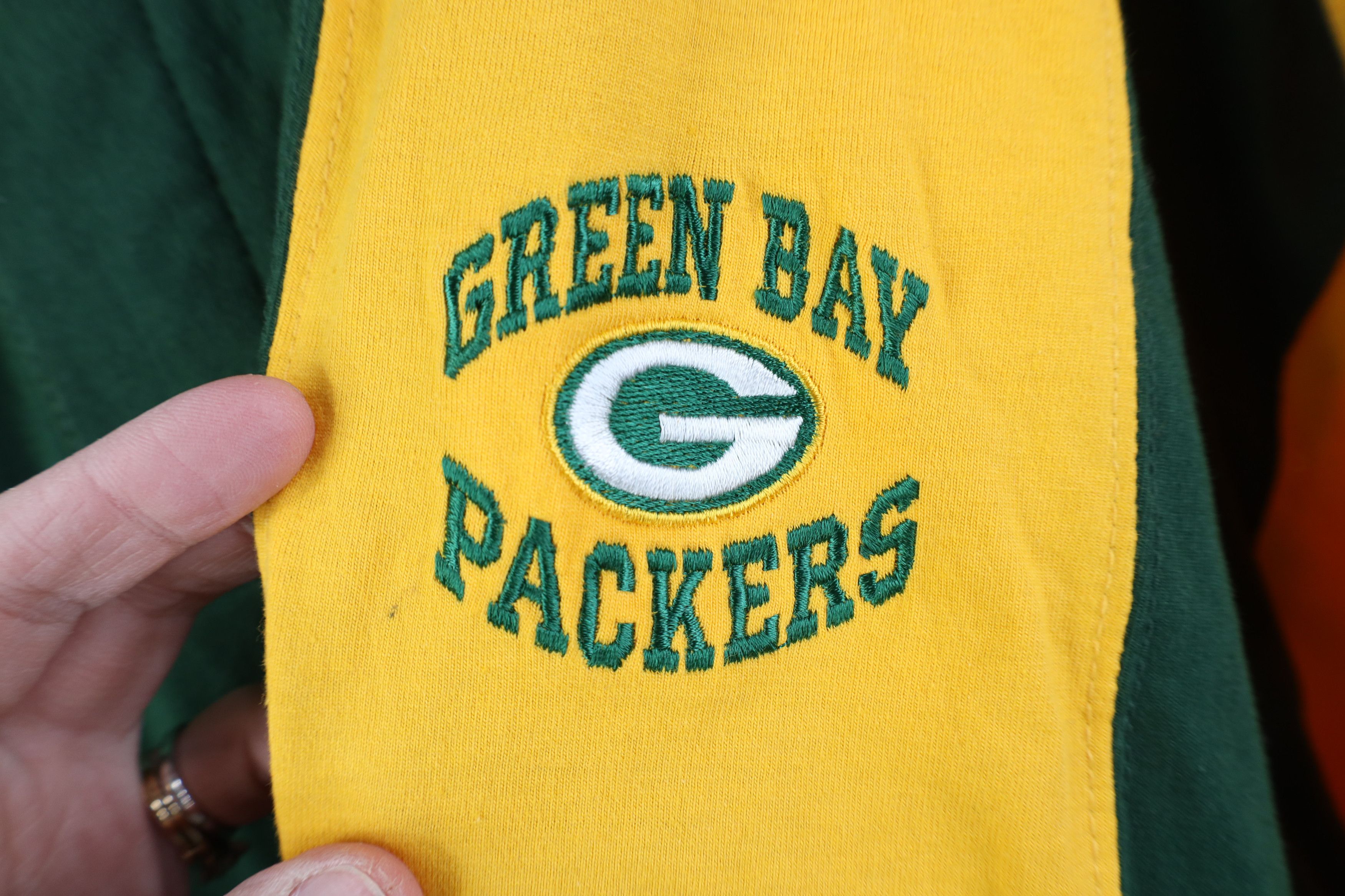 Vintage Vintage 90s Green Bay Packers Long Sleeve Polo Shirt Size US XL / EU 56 / 4 - 4 Thumbnail