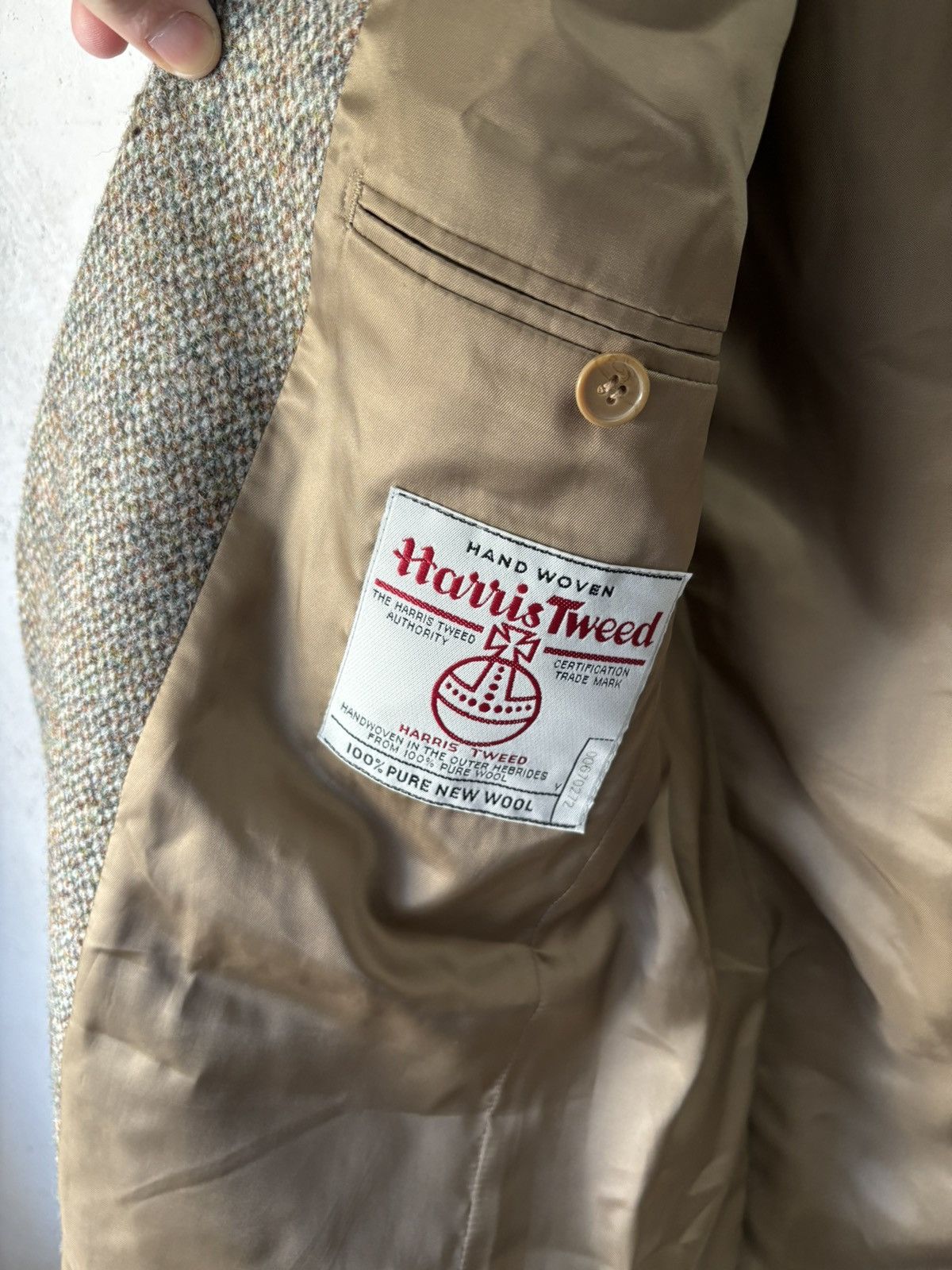 Harris Tweed Vintage 80s Harris Tweed Blazer Size 42R - 8 Thumbnail