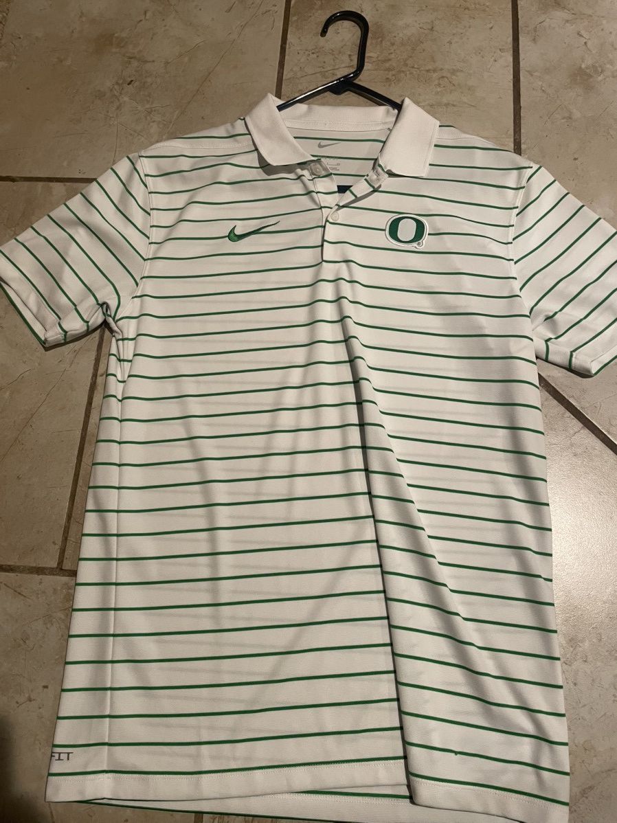 Nike Oregon Nike Drifit Polo Striped Size US S / EU 44-46 / 1 - 1 Thumbnail