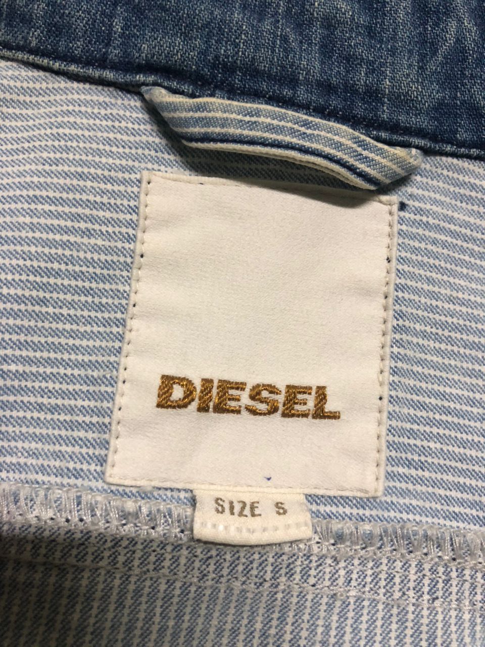 Diesel Diesel Denim Striped Cotton Jacket Shacket Buttons Faded Size US S / EU 44-46 / 1 - 16 Thumbnail