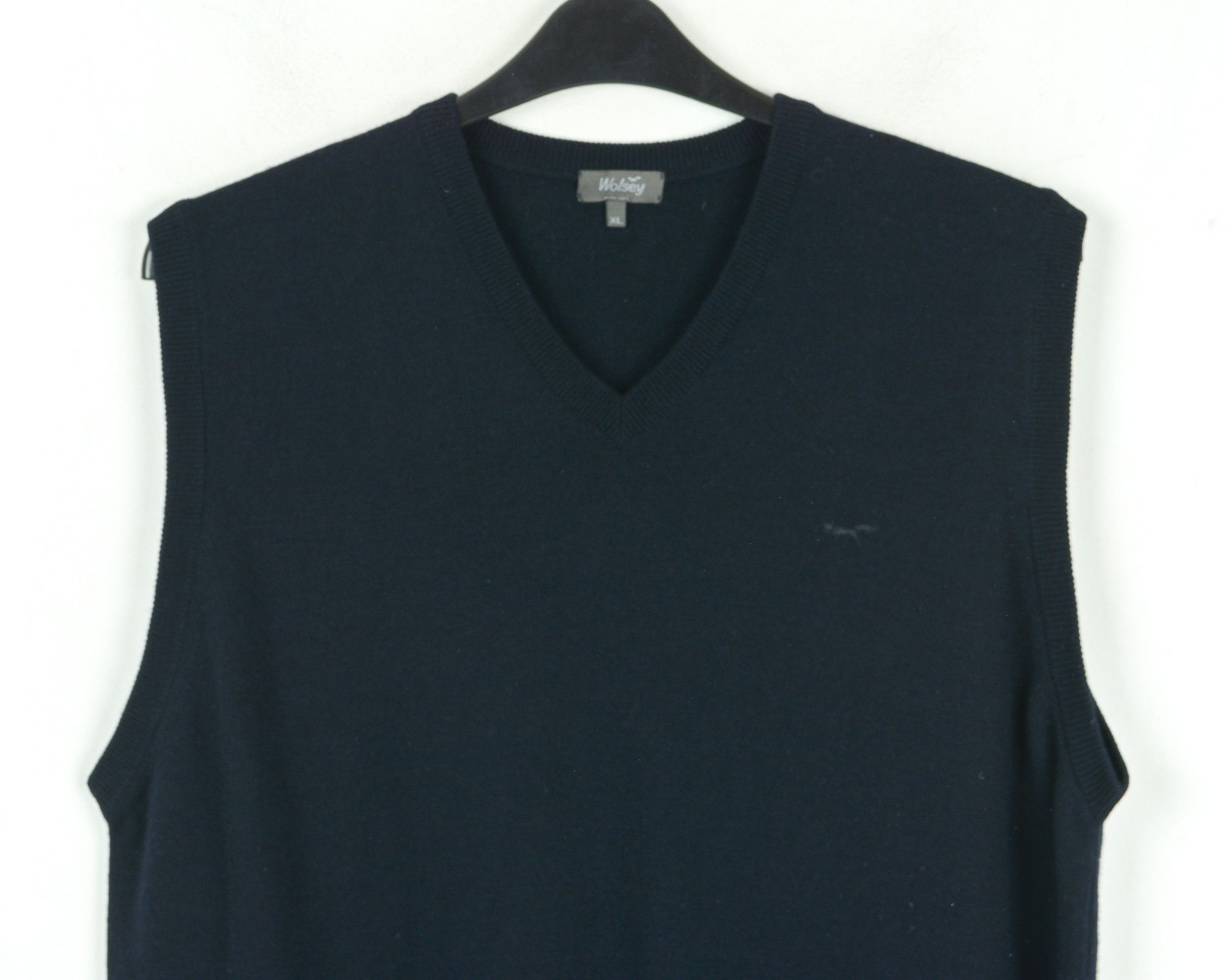 Wolsey Wool Vest XL Gilet Waistcoat Tank Top Bodywarmer Festival Size 44R - 2 Thumbnail