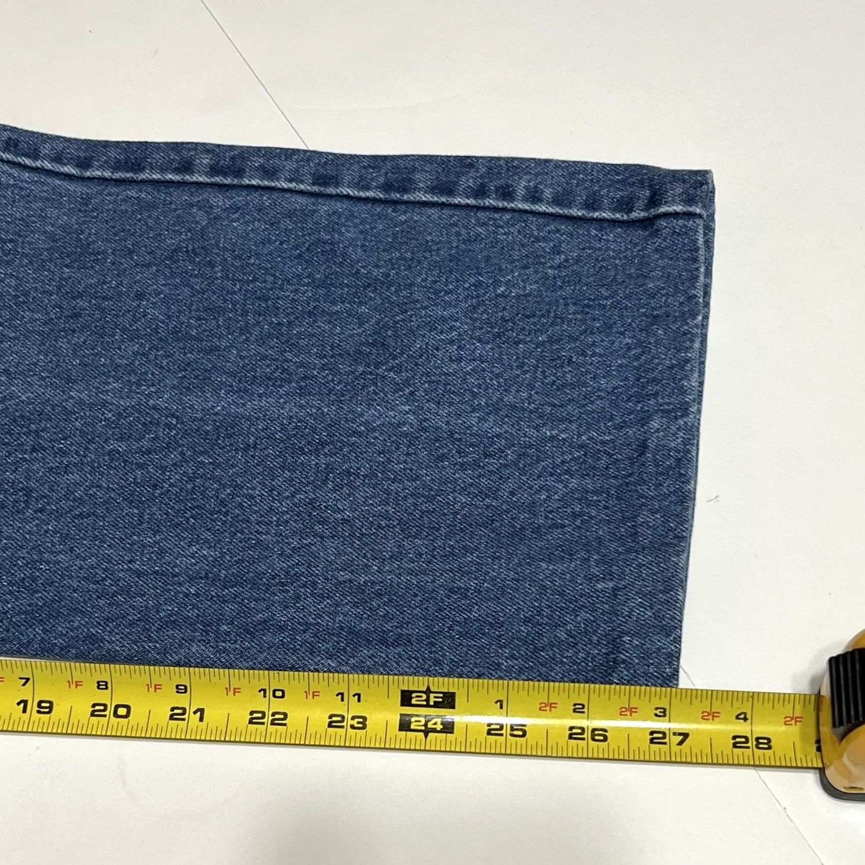Levi's VINTAGE Levi’s Jeans 517 Orange Tab Mens Regular Jeans Hemmed 37x27 Blue Denim 38x32 Belt Patch Missing Boys? No, Mens Size US 37 - 6 Thumbnail