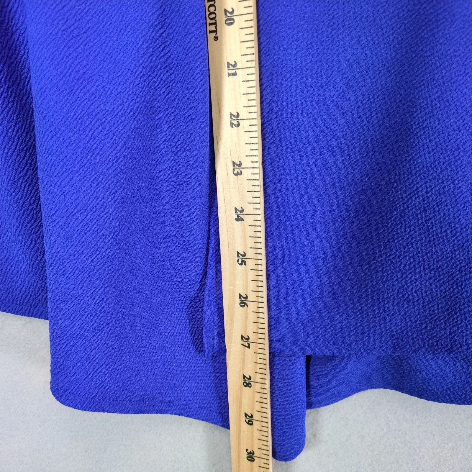 Other Lane Bryant Cobalt Blue Peplum Blouse Top Women's 22/24 Size 3XL / US 20-22 - 7 Thumbnail