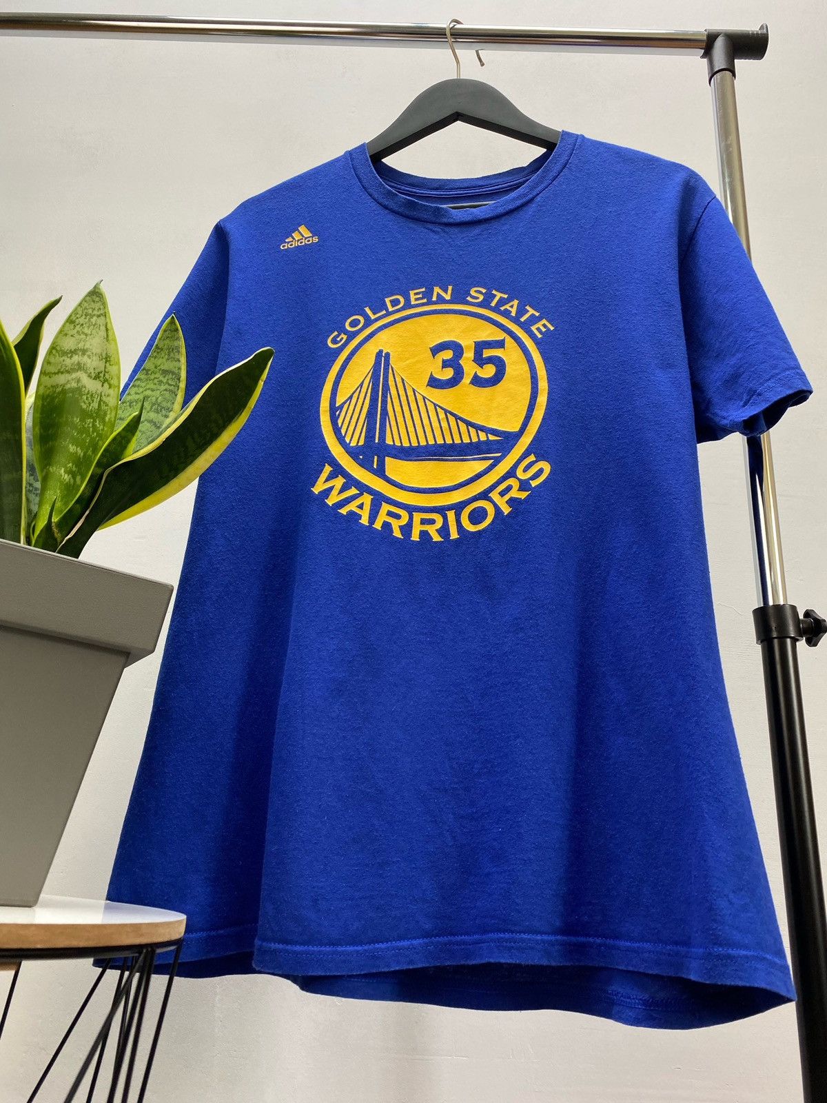 Adidas × NBA Adidas Golden State Warriors #35 Kevin Durant T Shirt Size US L / EU 52-54 / 3 - 6 Thumbnail