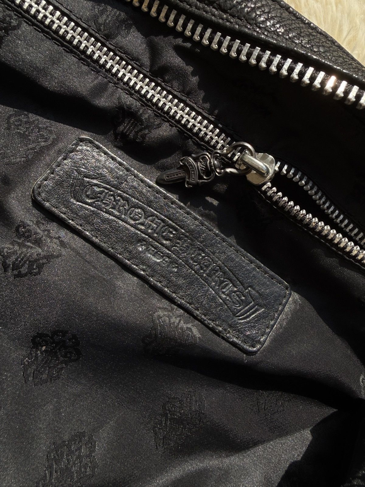 Chrome Hearts Chrome Hearts Leather Lelo Fleur Shoulder bag Size ONE SIZE - 12 Thumbnail