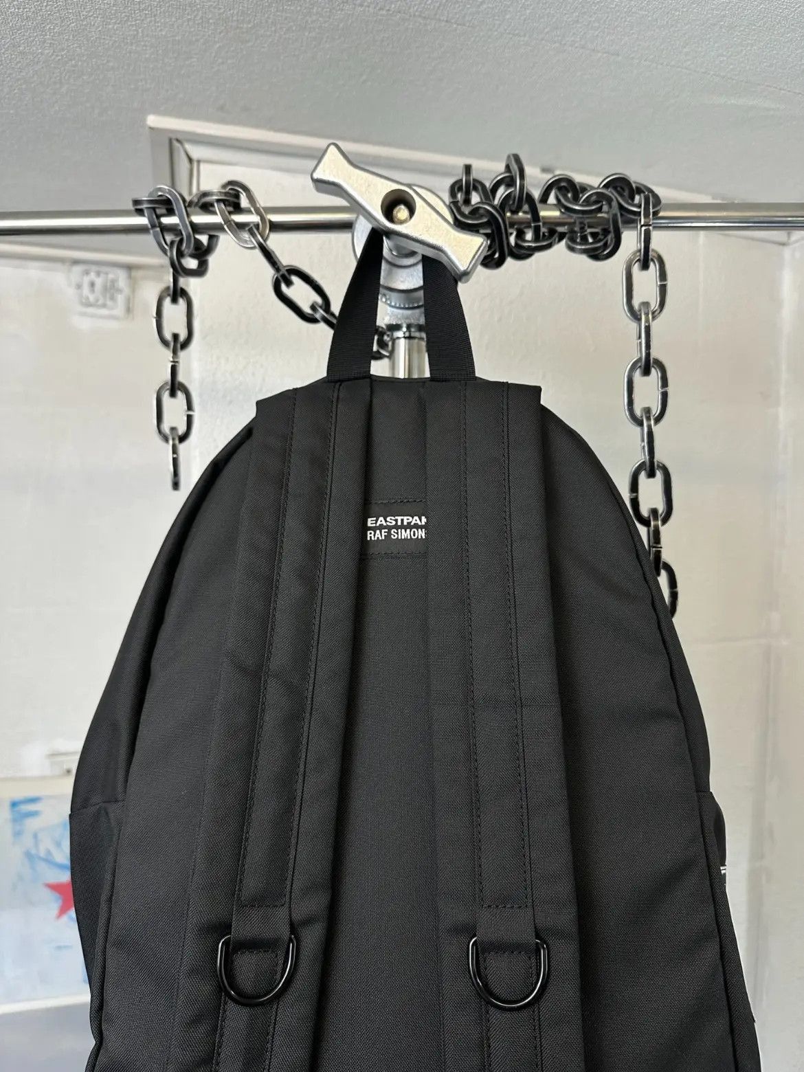 Raf Simons Patches & Chain Backpack