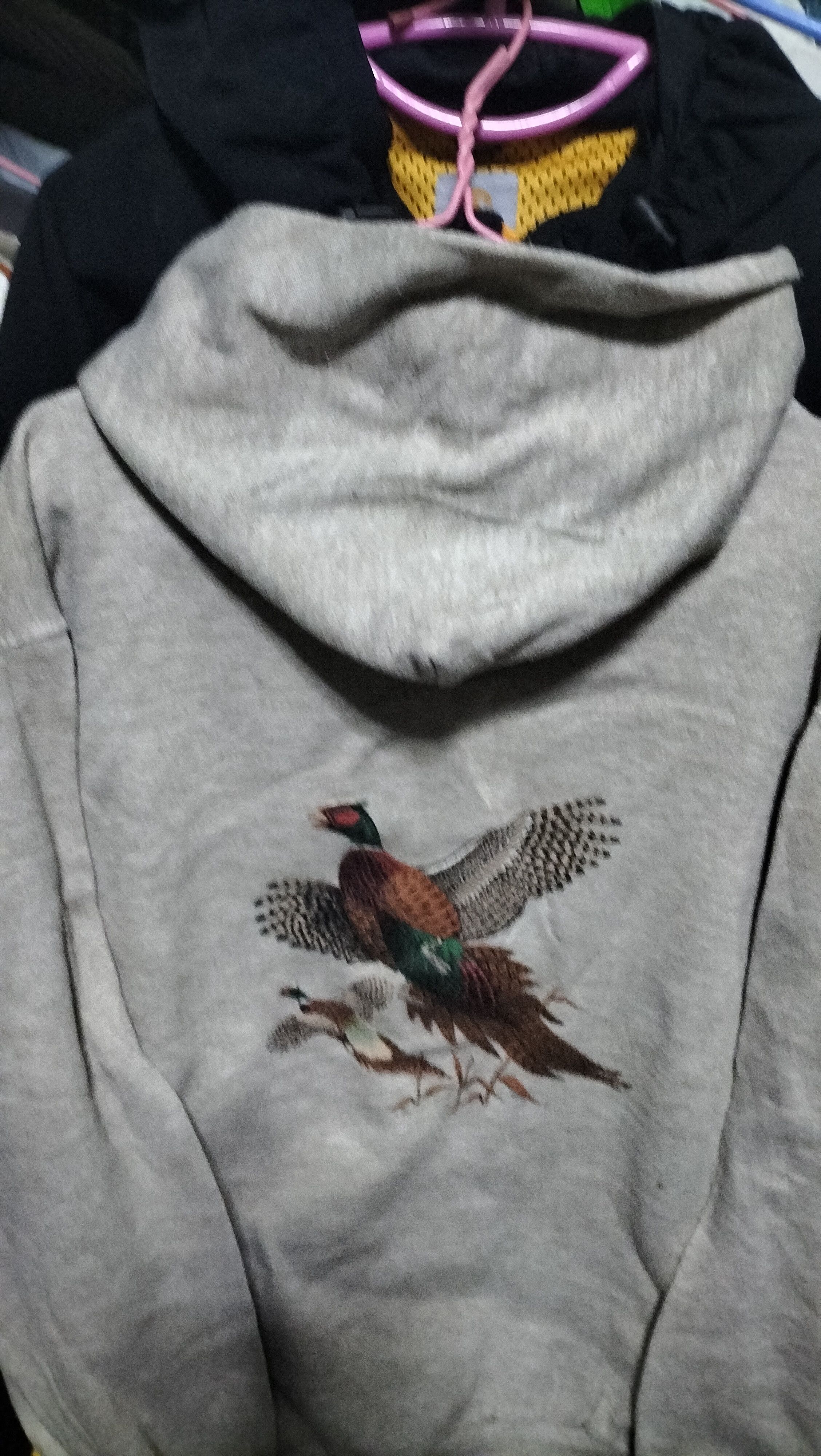 Russell Athletic 70s Duck Arts Hunters Hoodie Sweatshirt Rayon Size US XL / EU 56 / 4 - 2 Thumbnail