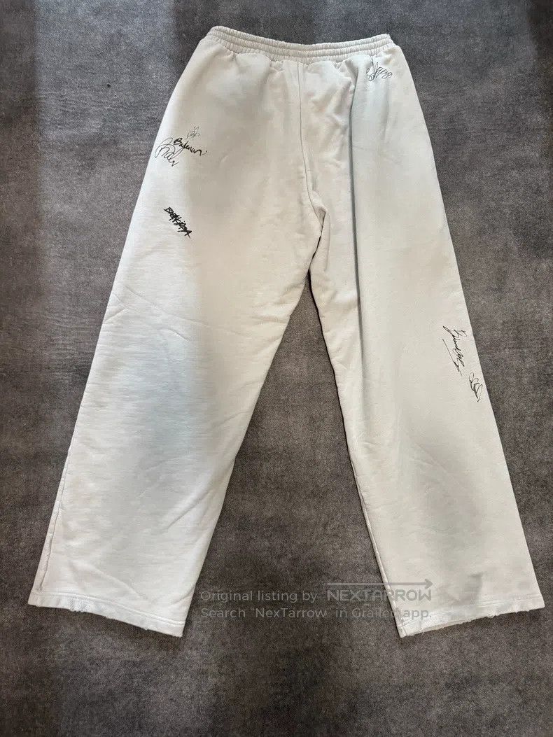 Balenciaga Balenciaga size M Graffiti Letter Distressed Sports Pants Size US 27 - 2 Thumbnail