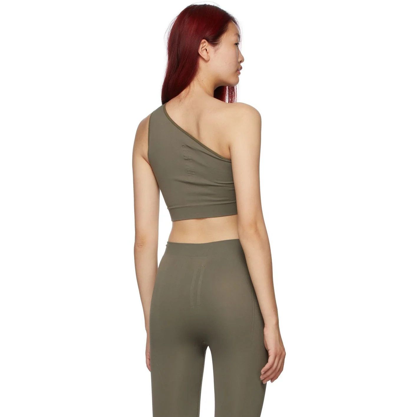 Rick Owens o1y0126 Crop Top in Military Green Size L / US 10 / IT 46 - 3 Thumbnail