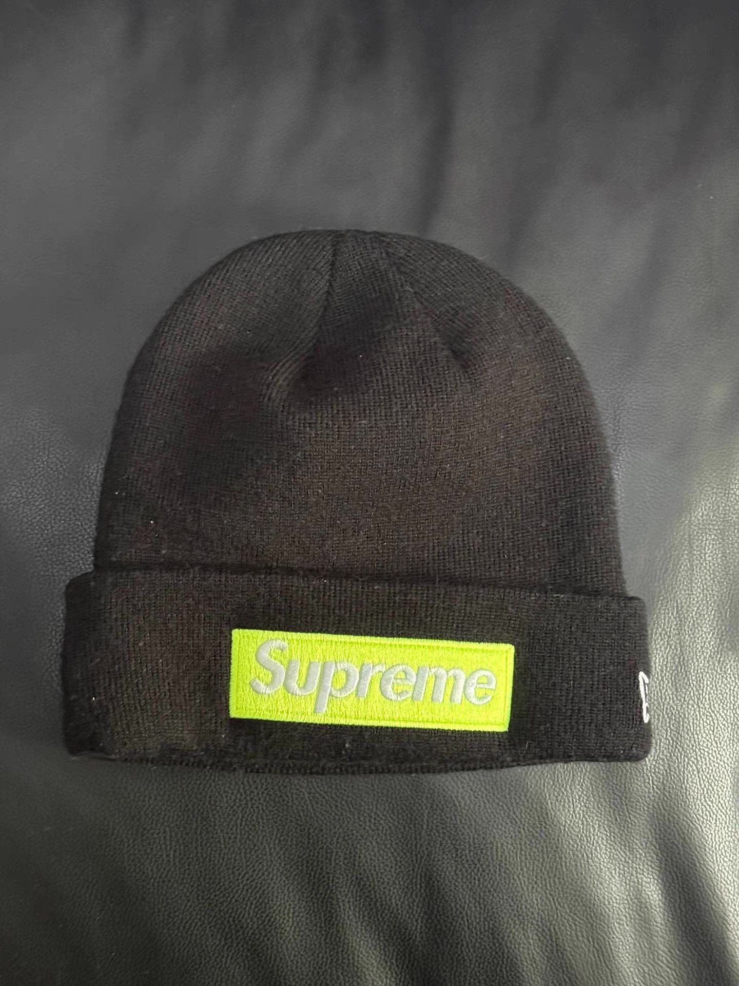 Supreme Supreme x New Era FW17 Box Logo Beanie Ｑ20 Size ONE SIZE - 1 Thumbnail
