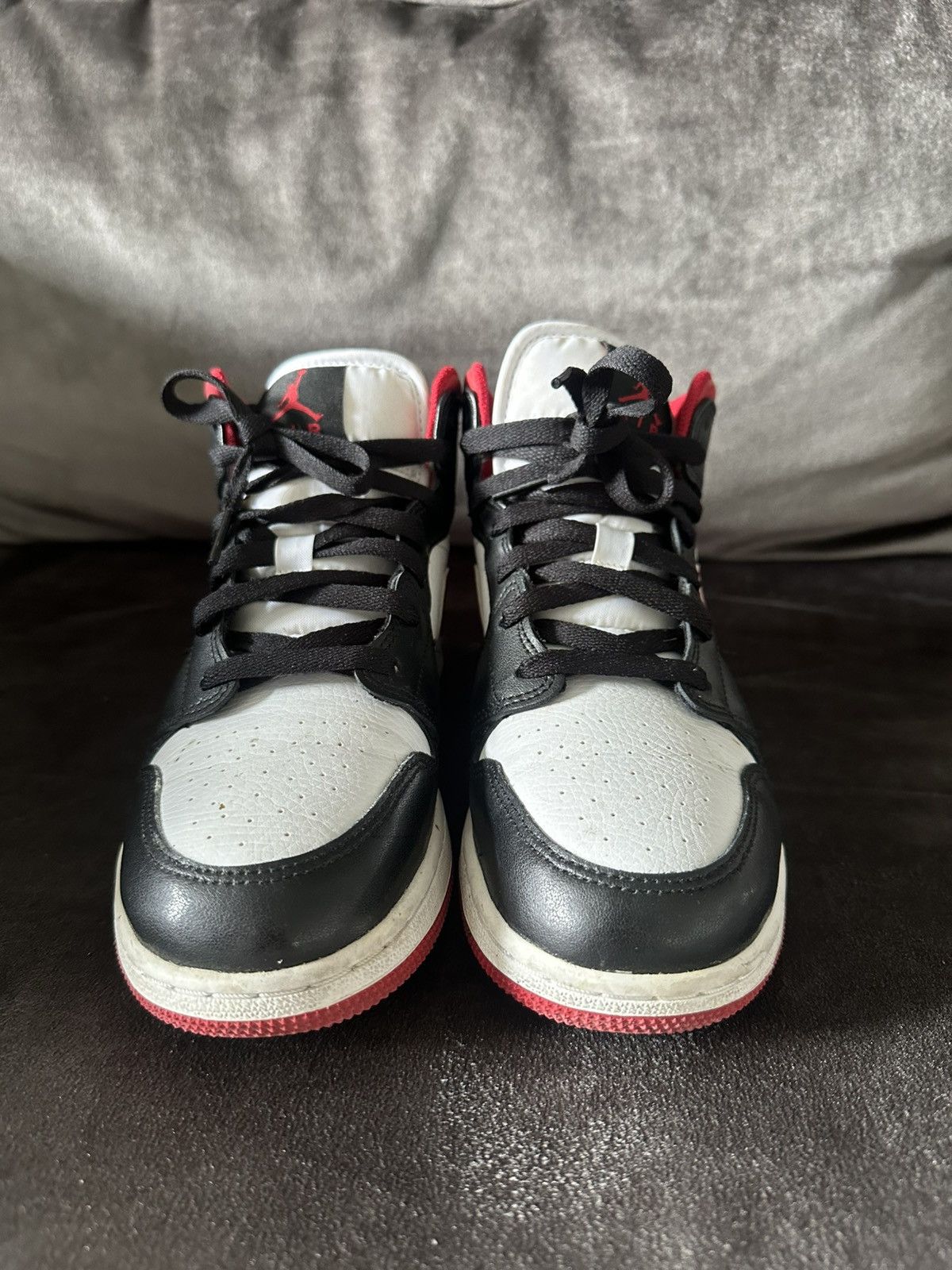 Nike Air Jordan 1 Mid Zwart Wit Maat 40 Size US 9 / IT 39 - 6 Thumbnail